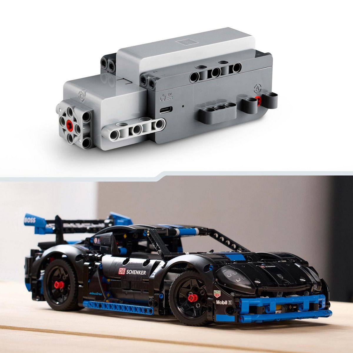 LEGO Technic 42176 - Voiture de Course Porsche GT4 e-Performance - Modèle Télécommandé