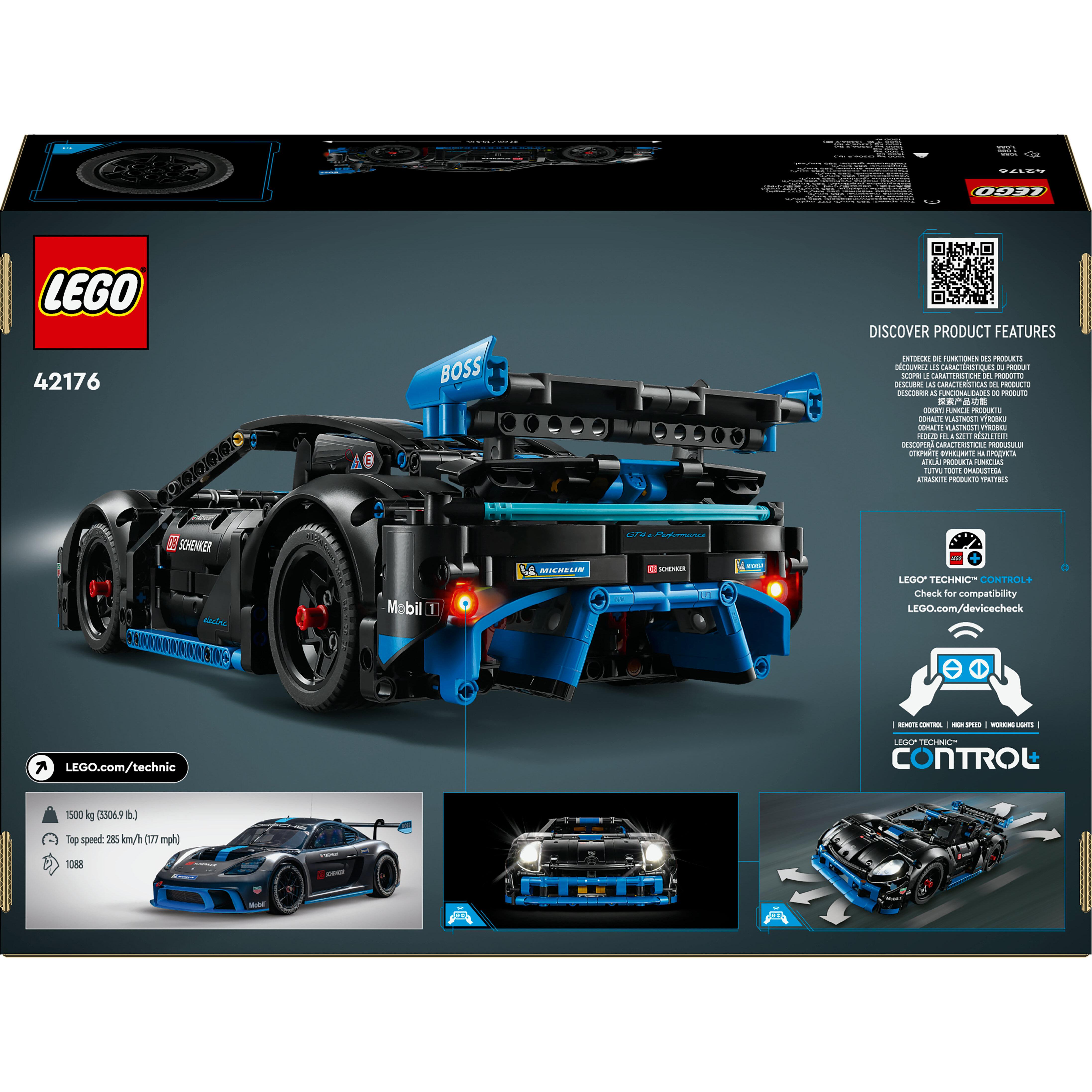 Voir la diapositive 8 : LEGO LEGO® Technic 42176 Voiture de course Porsche GT4 e-Performance - Modèle télécommandé