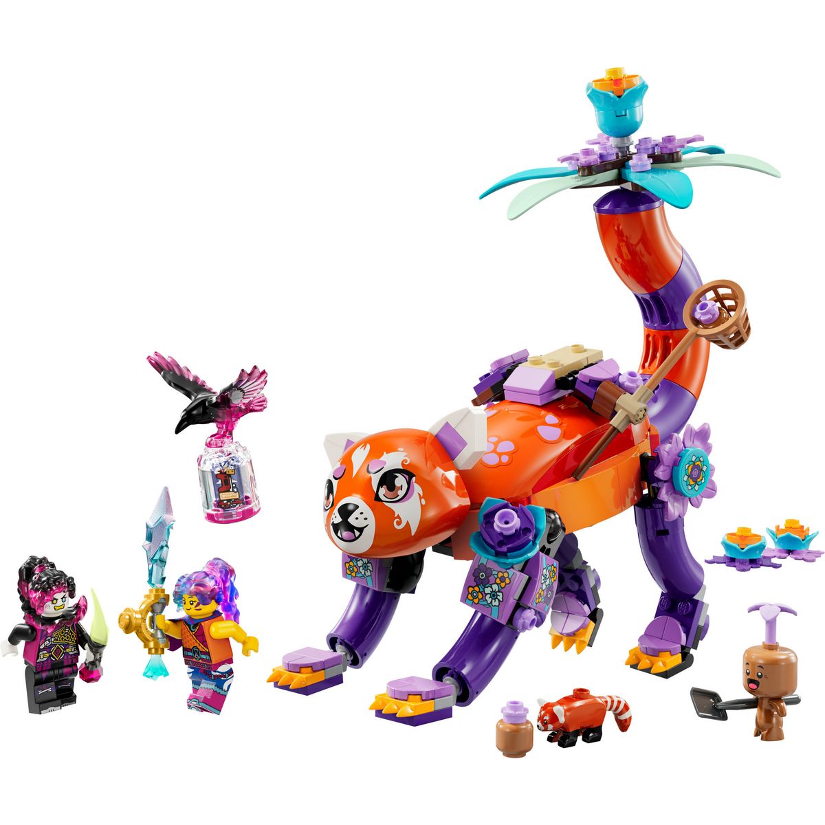 LEGO DREAMZzz 71481 - Les Animaux des Rêves d'Izzie - Œuf Magique pour Enfants avec les Minifigurines d'Izzie et de Dizzy et des Créatures Fantastiques