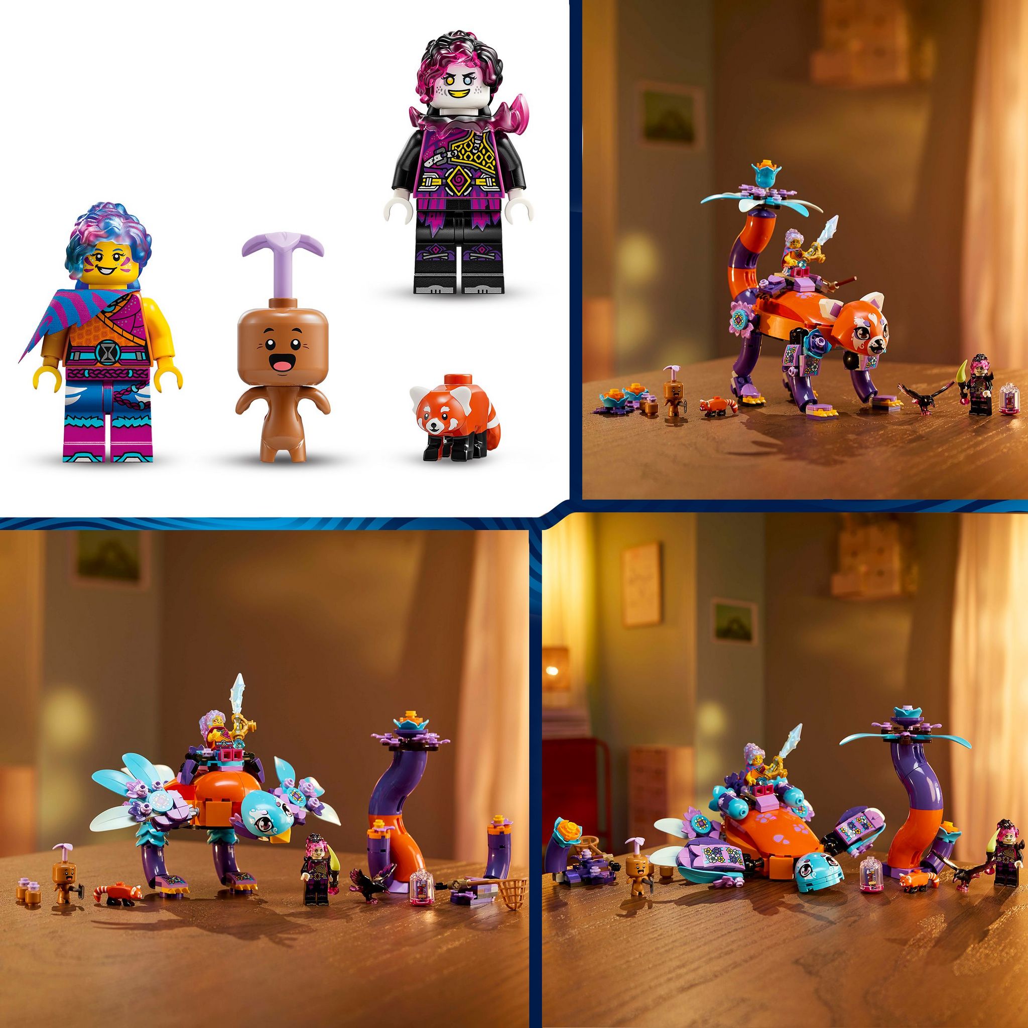 Voir la diapositive 6 : LEGO DREAMZzz 71481 - Les Animaux des Rêves d'Izzie - Œuf Magique pour Enfants avec les Minifigurines d'Izzie et de Dizzy et des Créatures Fantastiques