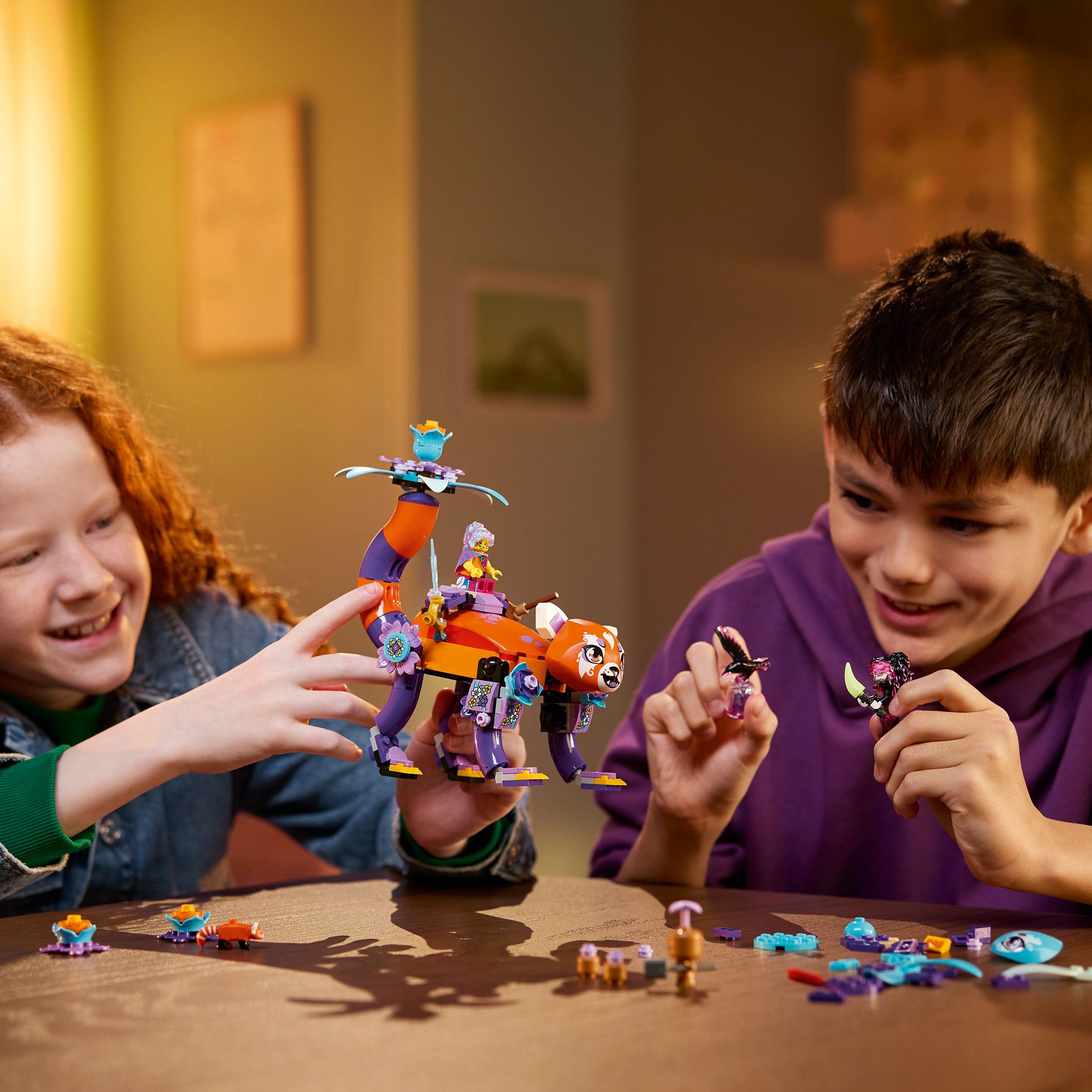Voir la diapositive 7 : LEGO DREAMZzz 71481 - Les Animaux des Rêves d'Izzie - Œuf Magique pour Enfants avec les Minifigurines d'Izzie et de Dizzy et des Créatures Fantastiques