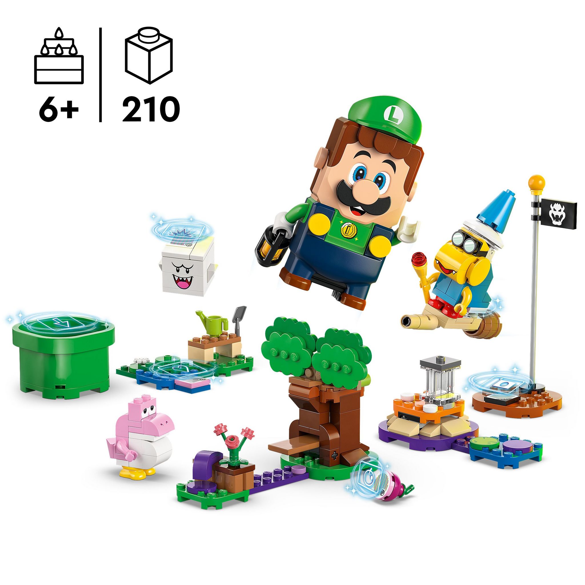 Voir la diapositive 3 : LEGO Super Mario 71440 -  Les Aventures de LEGO Luigi Interactif