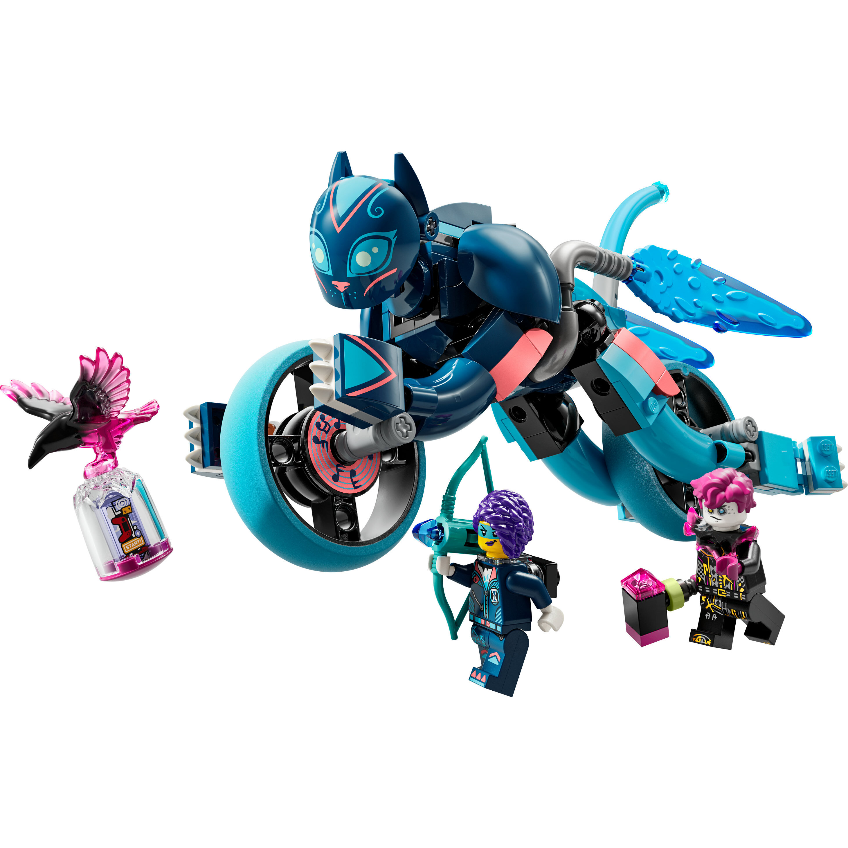 Voir la diapositive 2 : LEGO DREAMZzz 41479 - Le Chat-moto de Zoey - Jouet d'Activité et de Développement pour Enfants dès 7 Ans avec 2 Minifigurines - Transformez un Animal en Moto