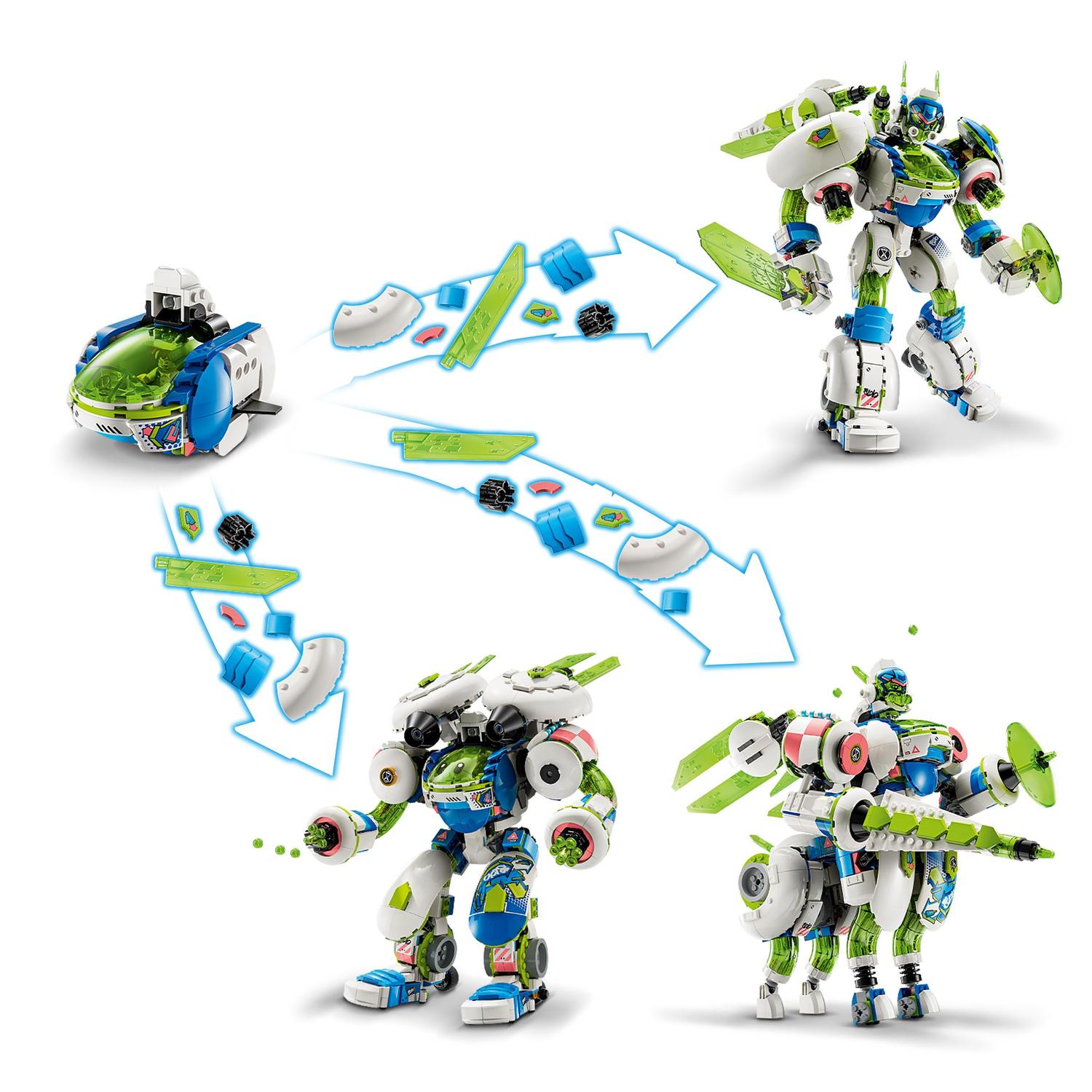 Voir la diapositive 4 : LEGO DREAMZzz 71485 - Mateo et Z-Blob le robot chevalier