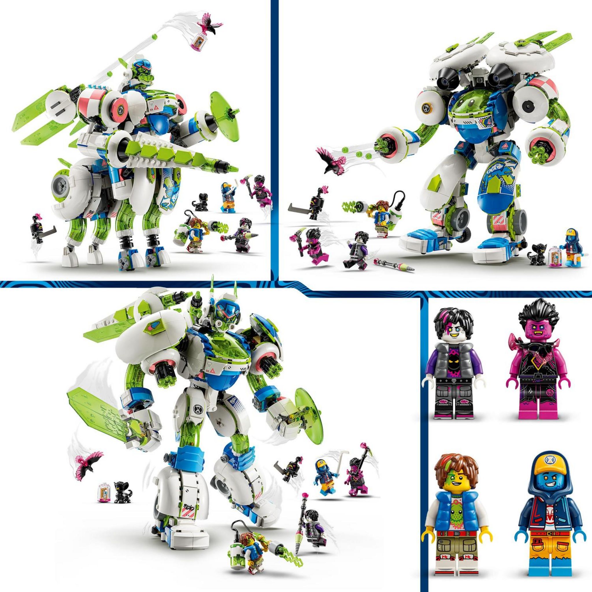 Voir la diapositive 5 : LEGO DREAMZzz 71485 - Mateo et Z-Blob le robot chevalier