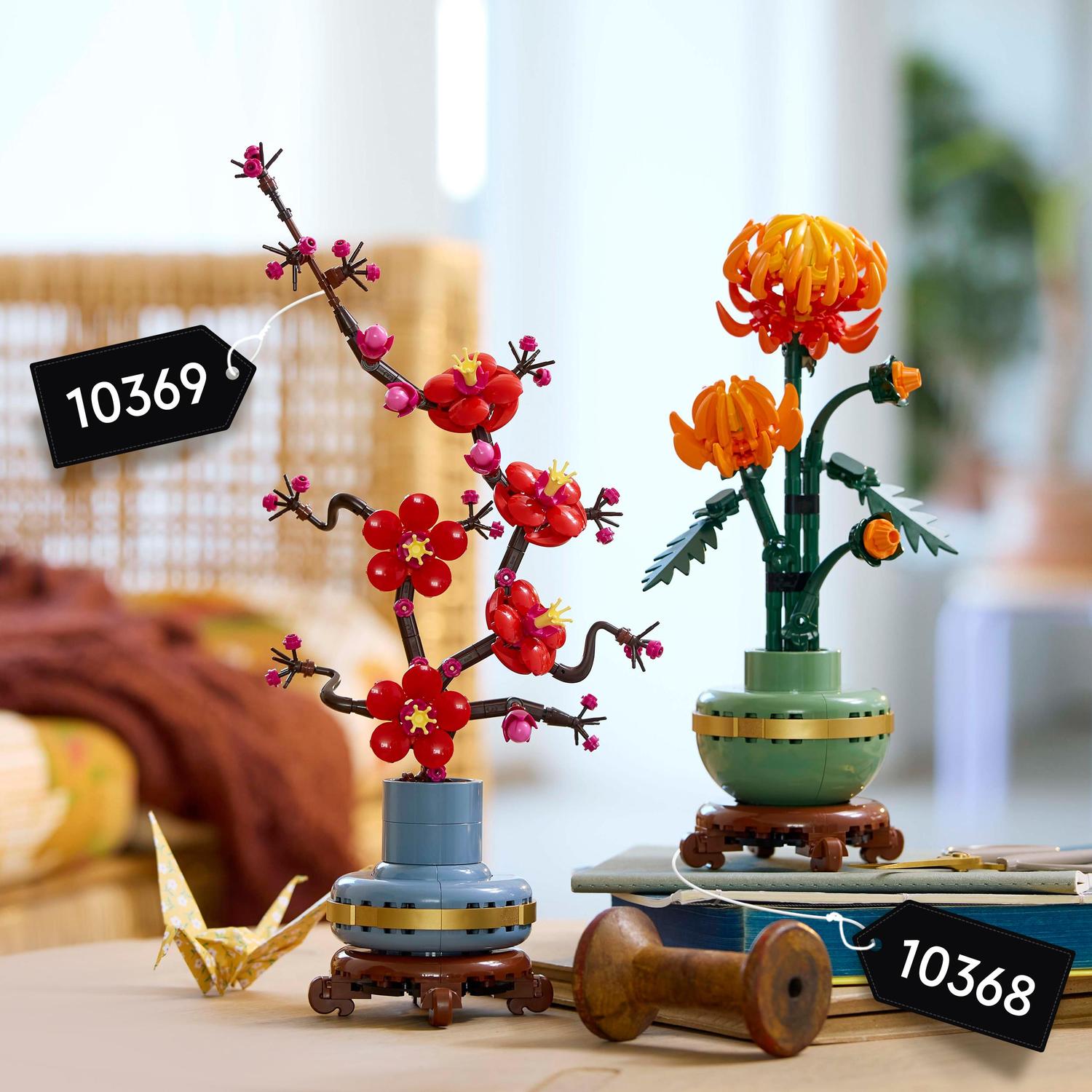Voir la diapositive 6 : LEGO LEGO Botanicals 10369 Les Fleurs de Prunier - Décoration Intérieure - Set pour Adulte