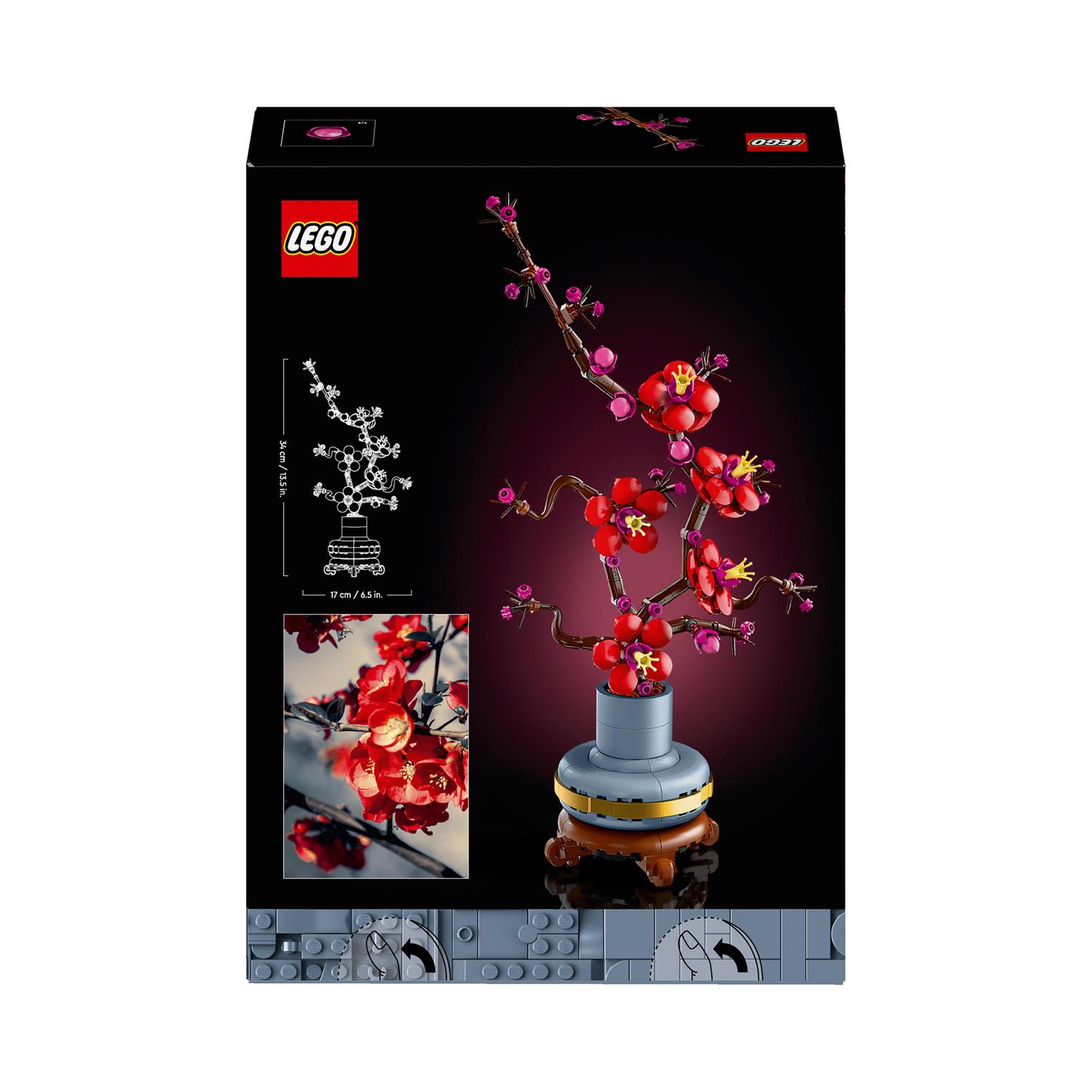 Voir la diapositive 8 : LEGO LEGO Botanicals 10369 Les Fleurs de Prunier - Décoration Intérieure - Set pour Adulte