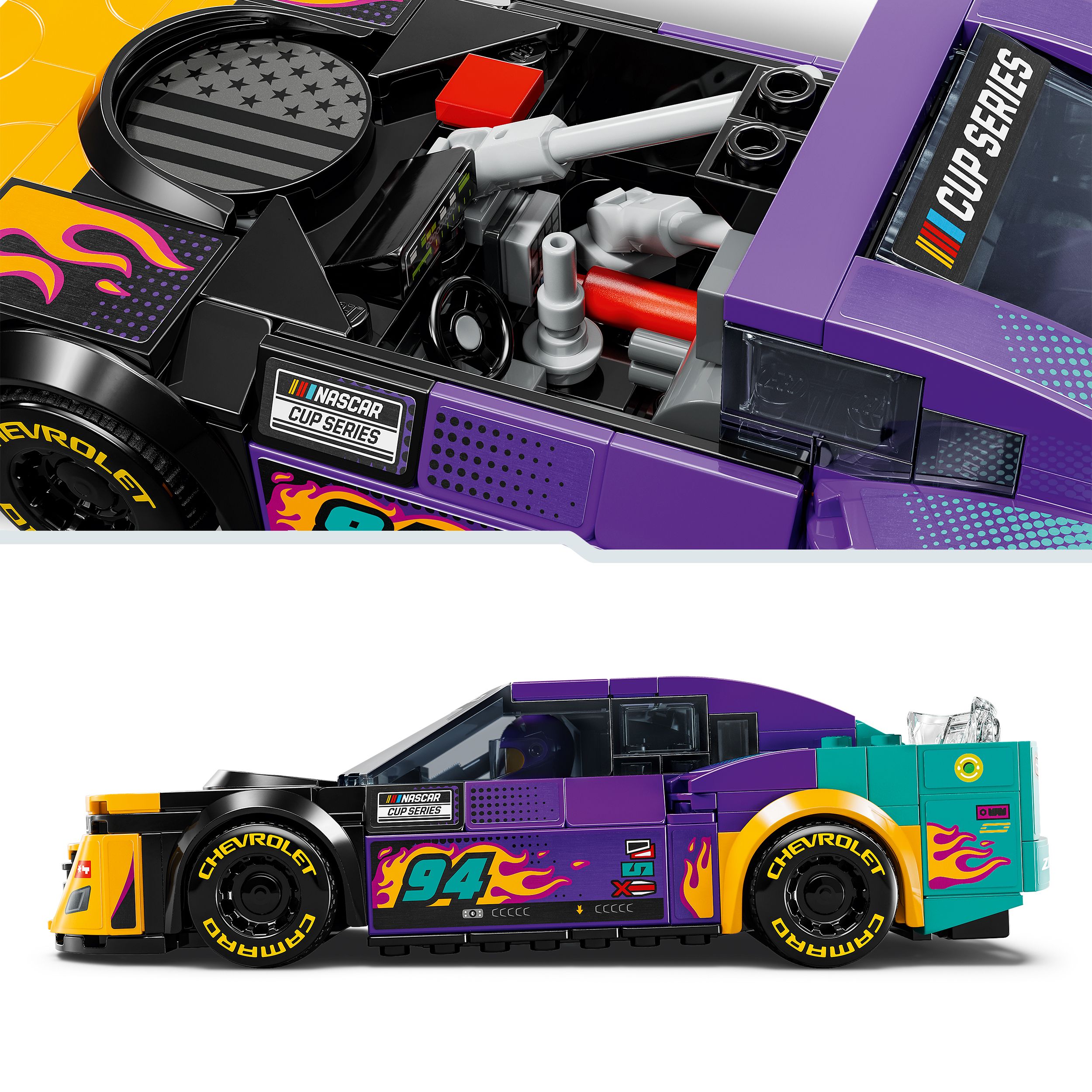 Voir la diapositive 5 : LEGO Speed Champions 76935 - NASCAR Next Gen Chevrolet Camaro ZL1