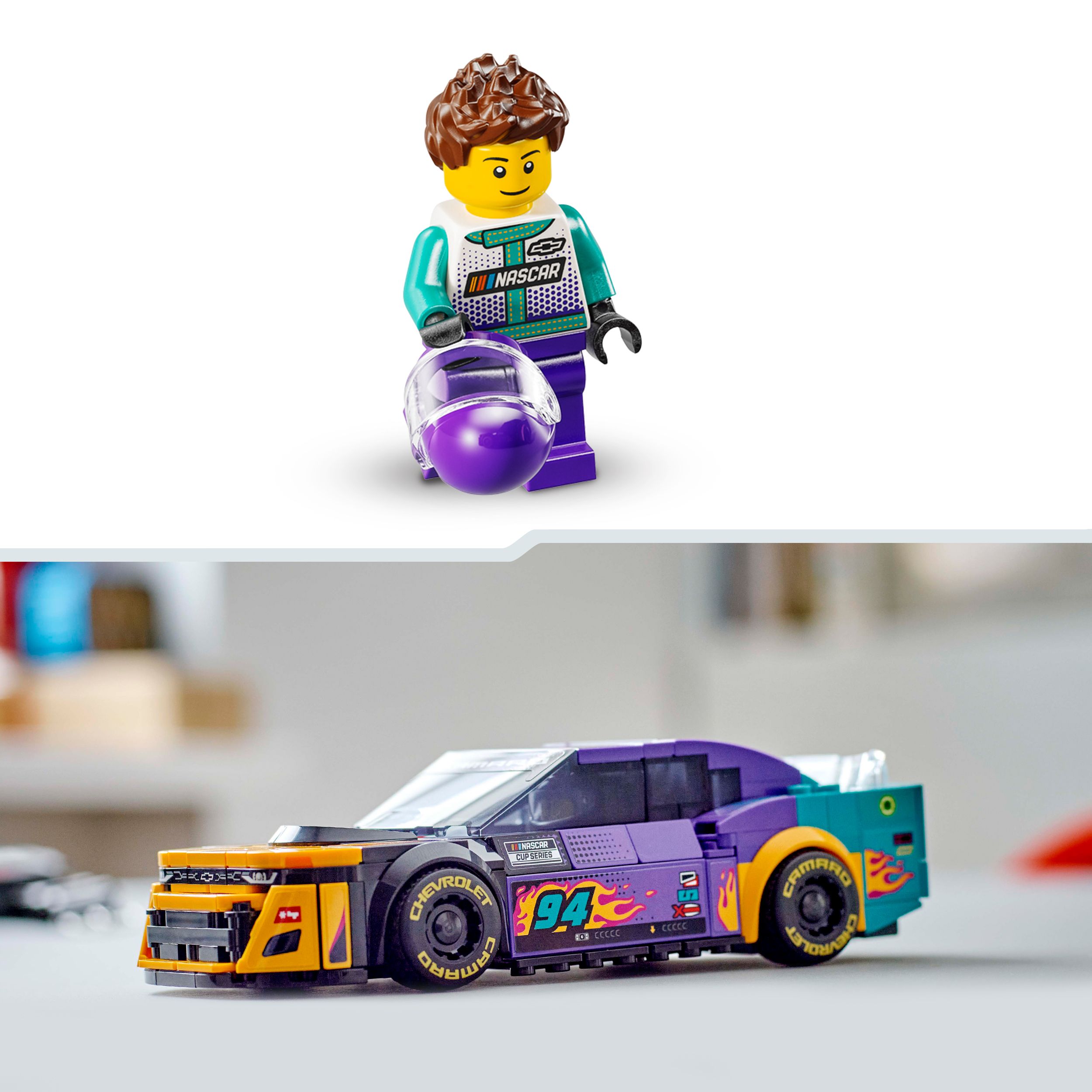 Voir la diapositive 6 : LEGO Speed Champions 76935 - NASCAR Next Gen Chevrolet Camaro ZL1