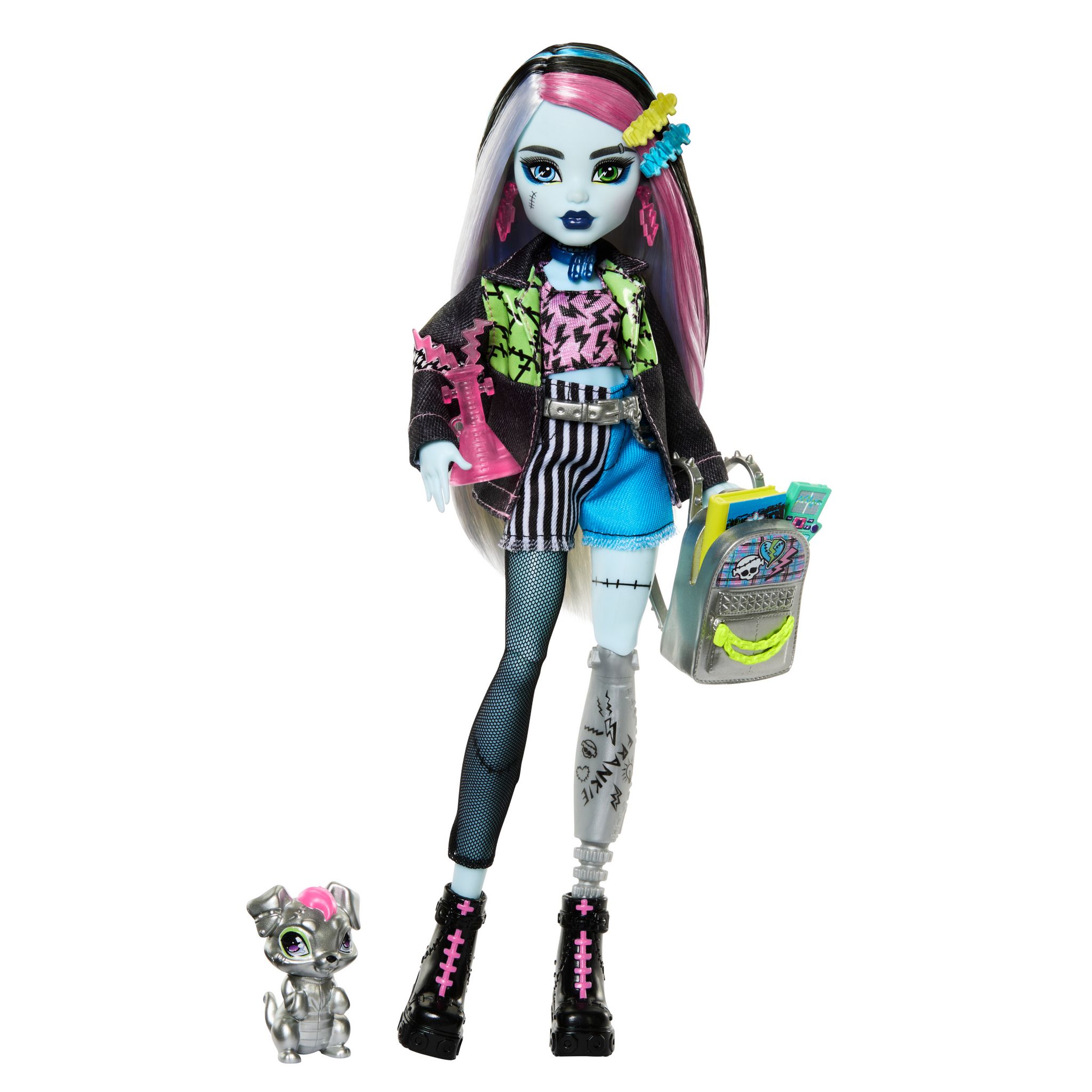 Voir la diapositive 3 : MATTEL Poupée Monster High Frankie Stein