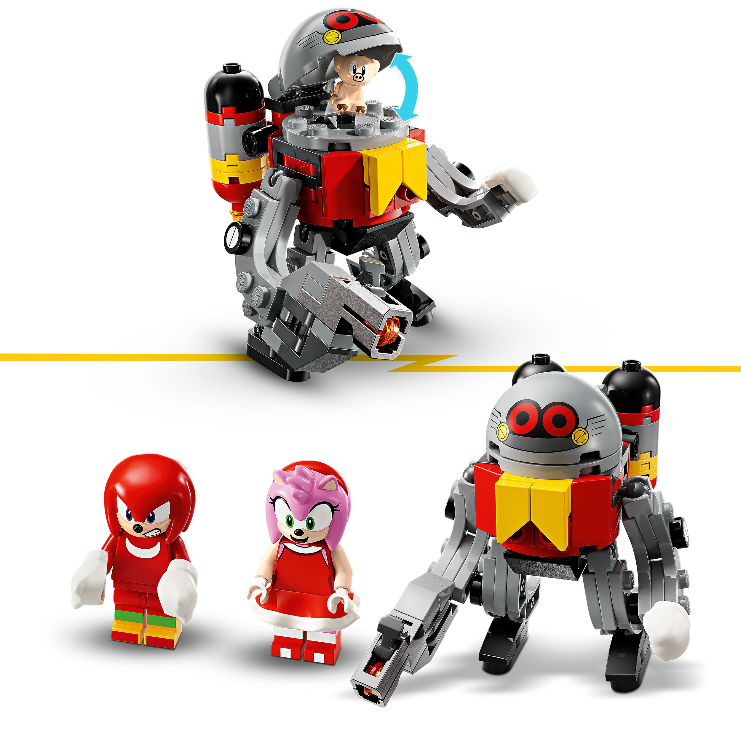 Voir la diapositive 5 : LEGO Sonic 76998 - Knuckles et le sanctuaire du Master Emerald