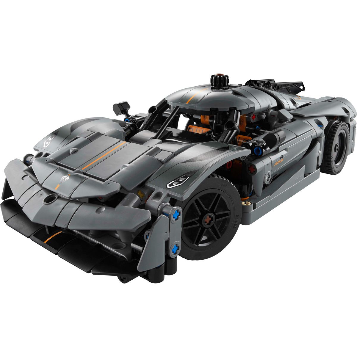 LEGO Technic 42173 - Hypercar Koenigsegg Jesko Absolut Grise - Set de Construction - Véhicule pour Enfants - Maquette à Construire