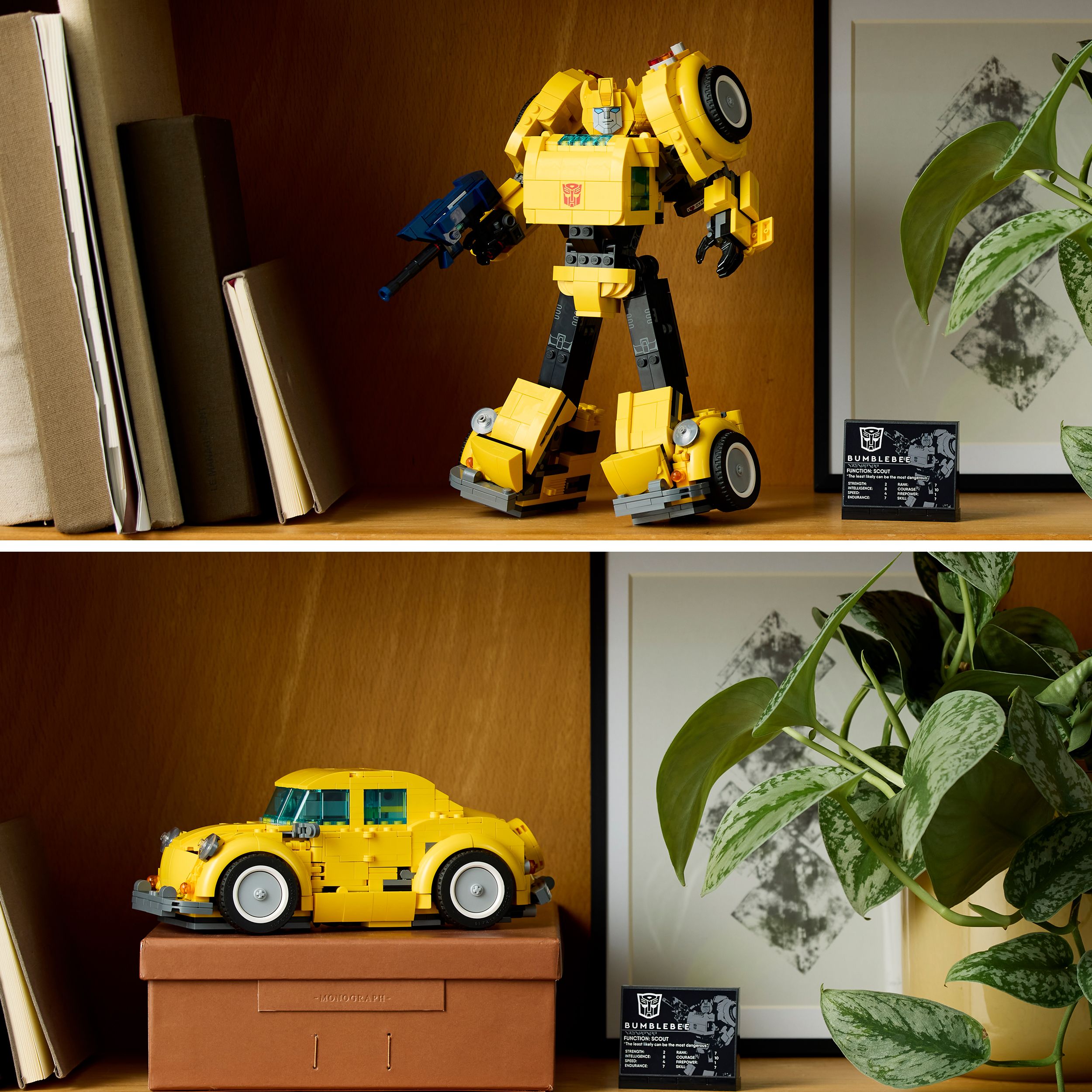 Voir la diapositive 4 : LEGO LEGO® Icons 10338 Transformers Bumblebee - Figurine Robot pour Adultes - Véhicule