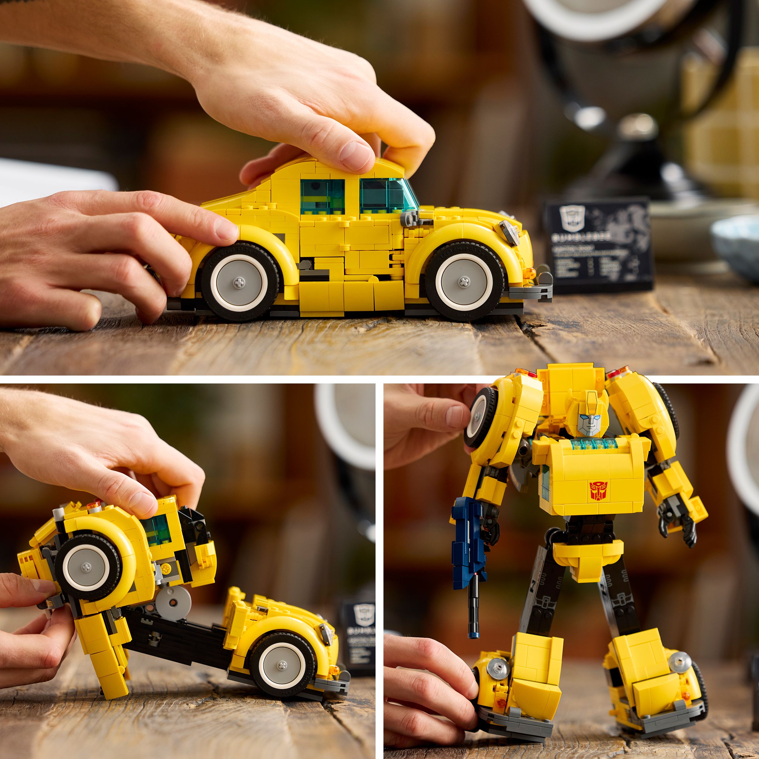 Voir la diapositive 5 : LEGO LEGO® Icons 10338 Transformers Bumblebee - Figurine Robot pour Adultes - Véhicule