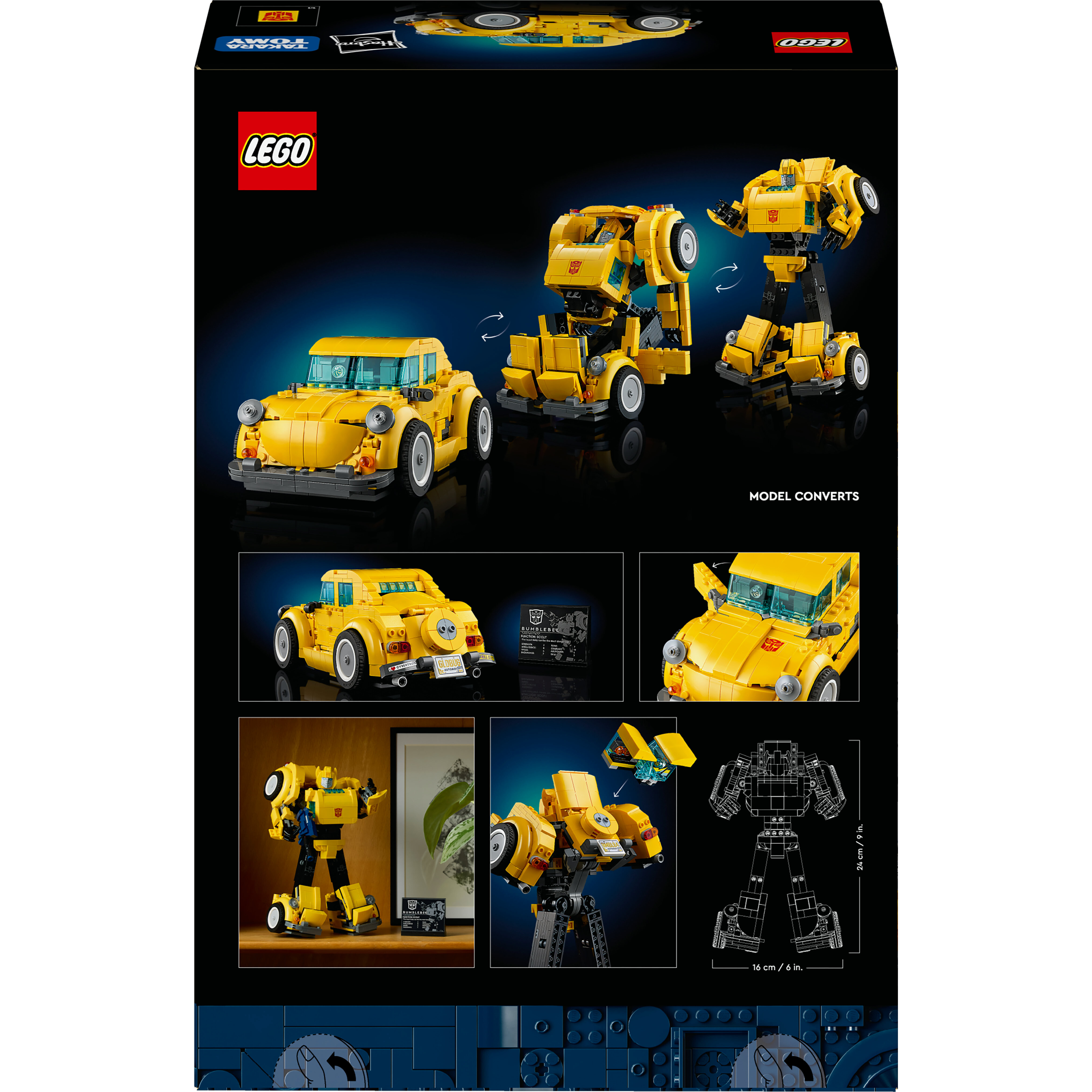 Voir la diapositive 8 : LEGO LEGO® Icons 10338 Transformers Bumblebee - Figurine Robot pour Adultes - Véhicule