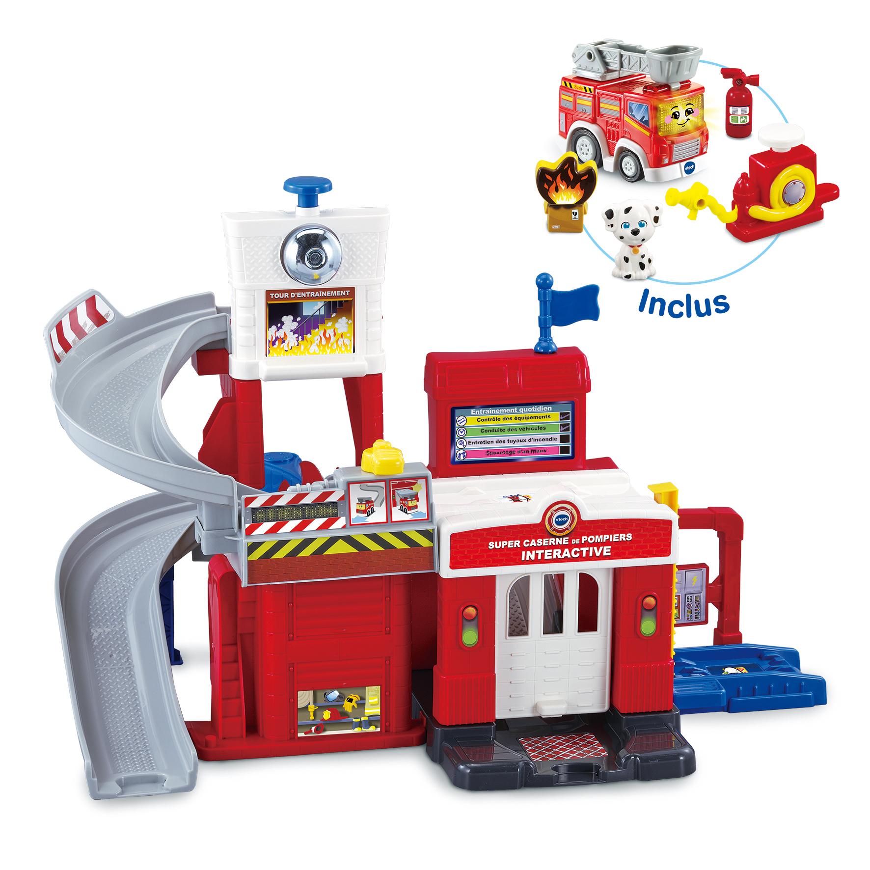 Voir la diapositive 3 : VTECH Super Caserne des Pompiers interactives - Tut Tut Bolide