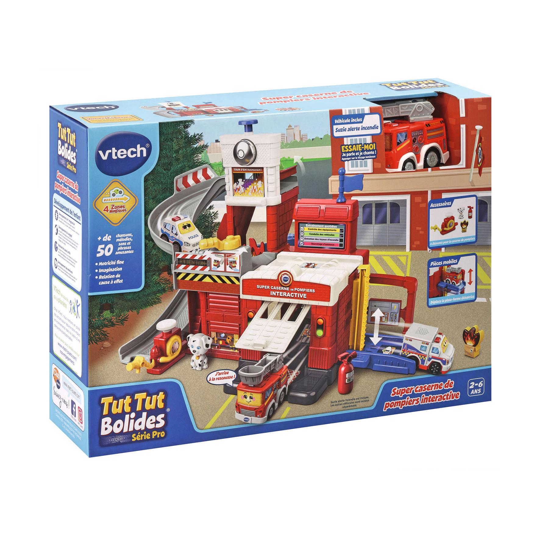 Voir la diapositive 6 : VTECH Super Caserne des Pompiers interactives - Tut Tut Bolide
