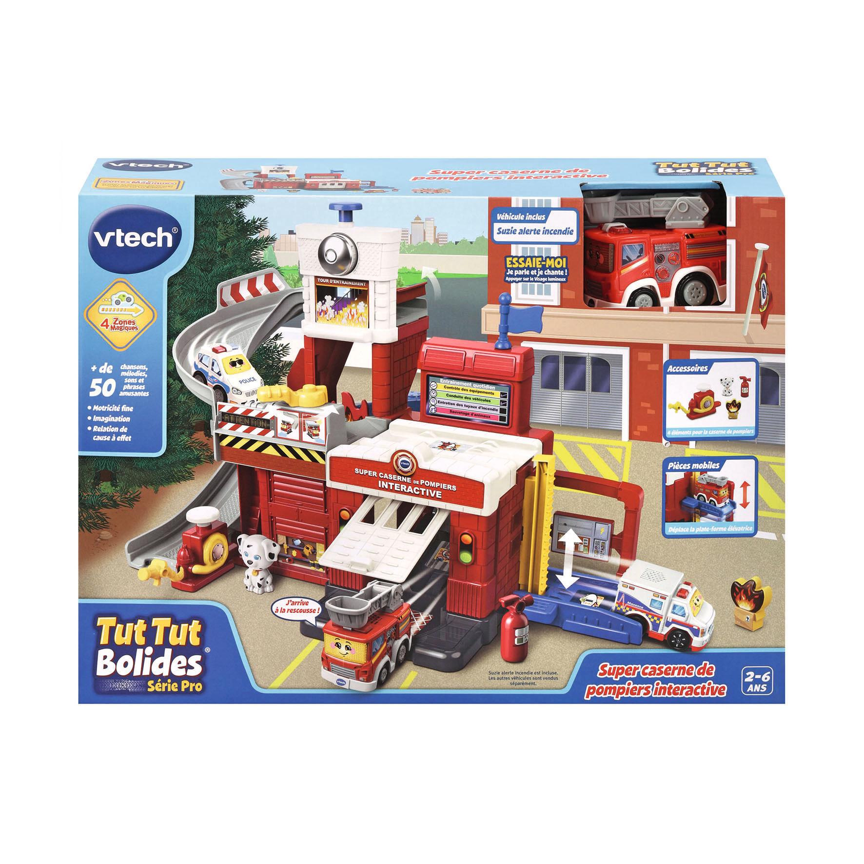 Voir la diapositive 7 : VTECH Super Caserne des Pompiers interactives - Tut Tut Bolide