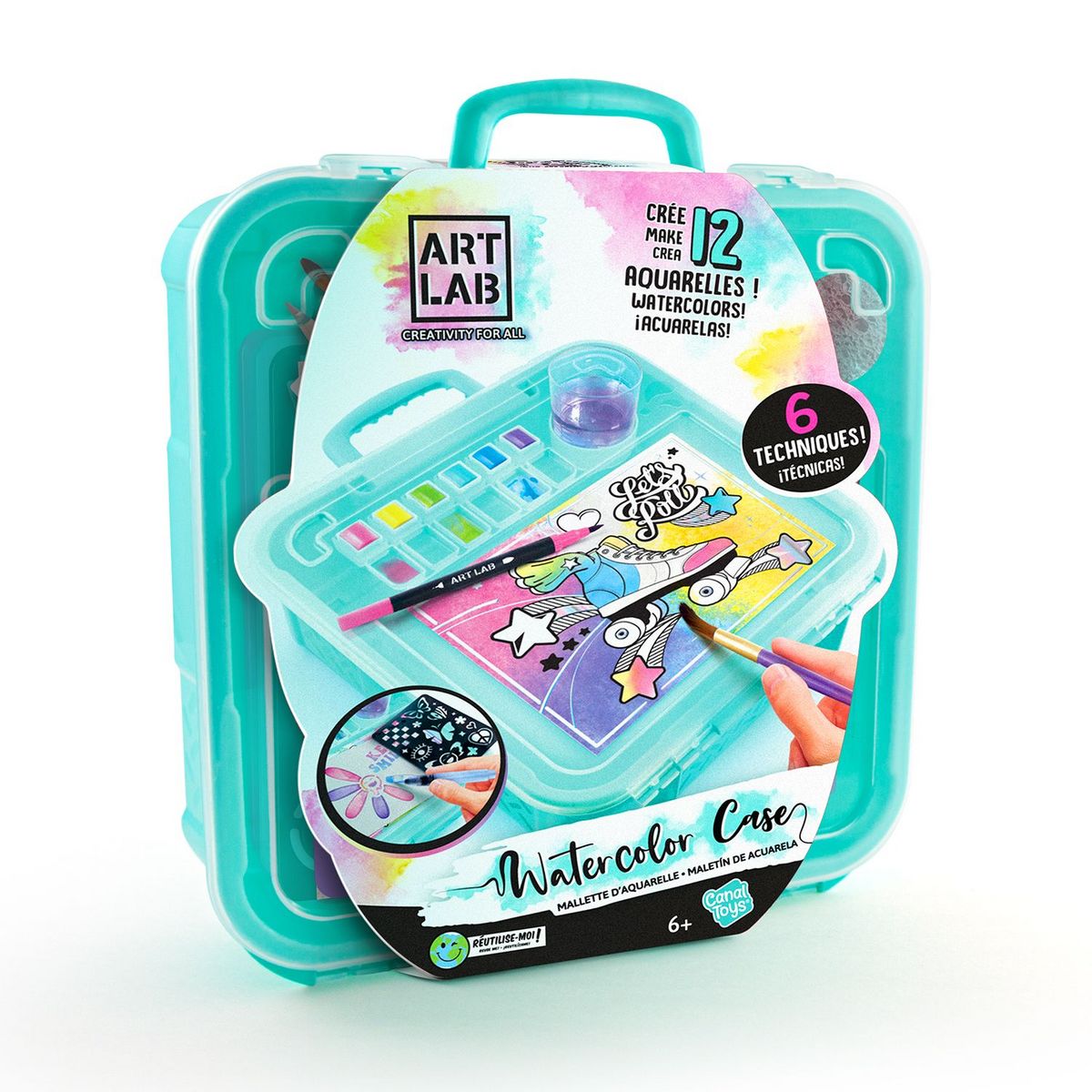 CANAL TOYS Mallette de peinture Aquarelles