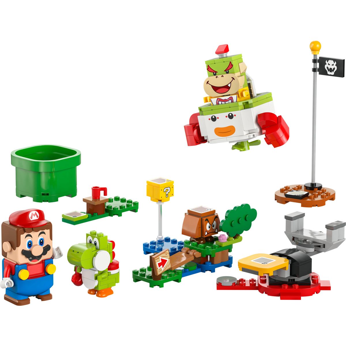 LEGO Super Mario 71439 - Les Aventures de LEGO Mario Interactif - Junior-mobile de Bowser Jr. et Yoshi - Cadeau Nintendo pour un Anniversaire