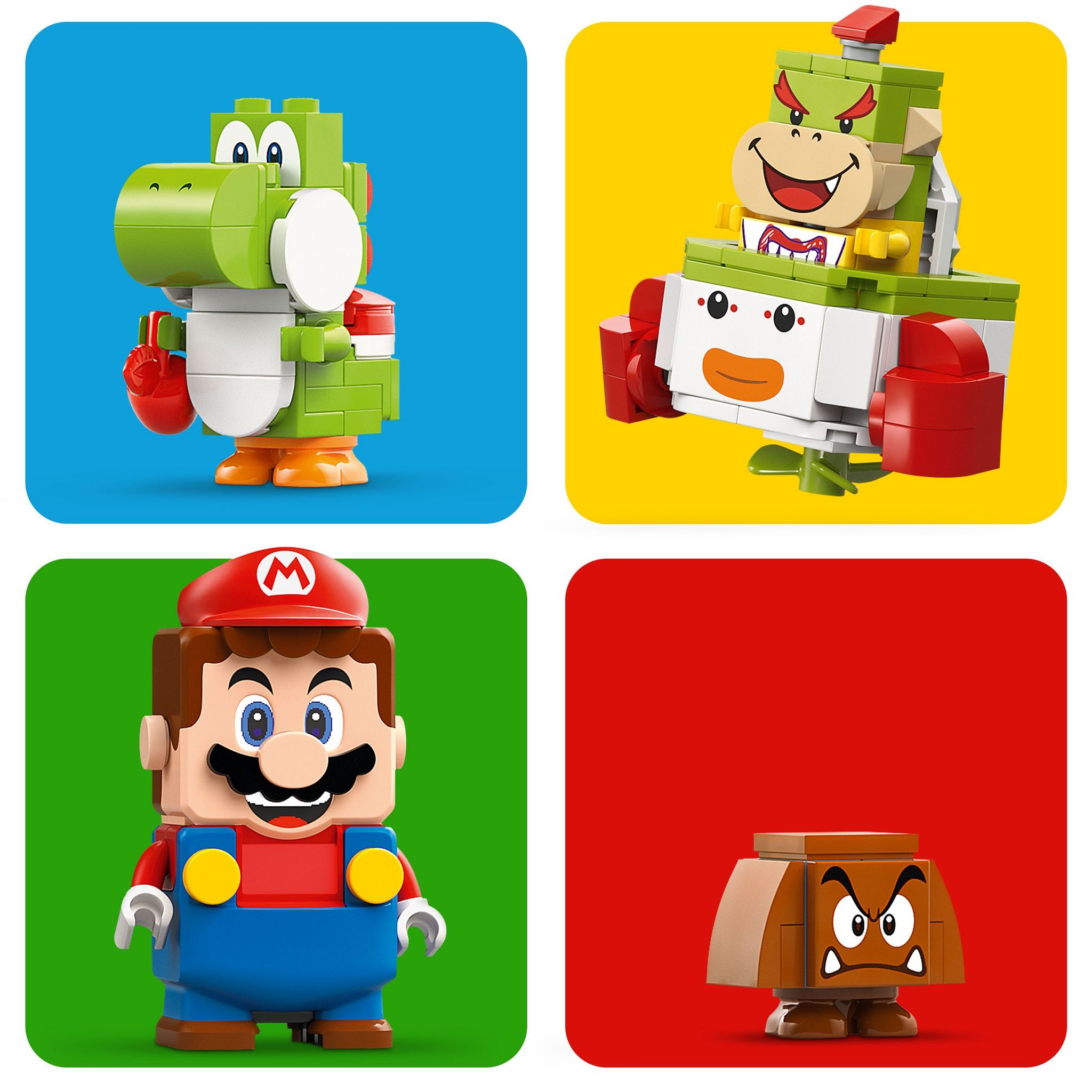 Voir la diapositive 6 : LEGO Super Mario 71439 - Les Aventures de LEGO Mario Interactif - Junior-mobile de Bowser Jr. et Yoshi - Cadeau Nintendo pour un Anniversaire