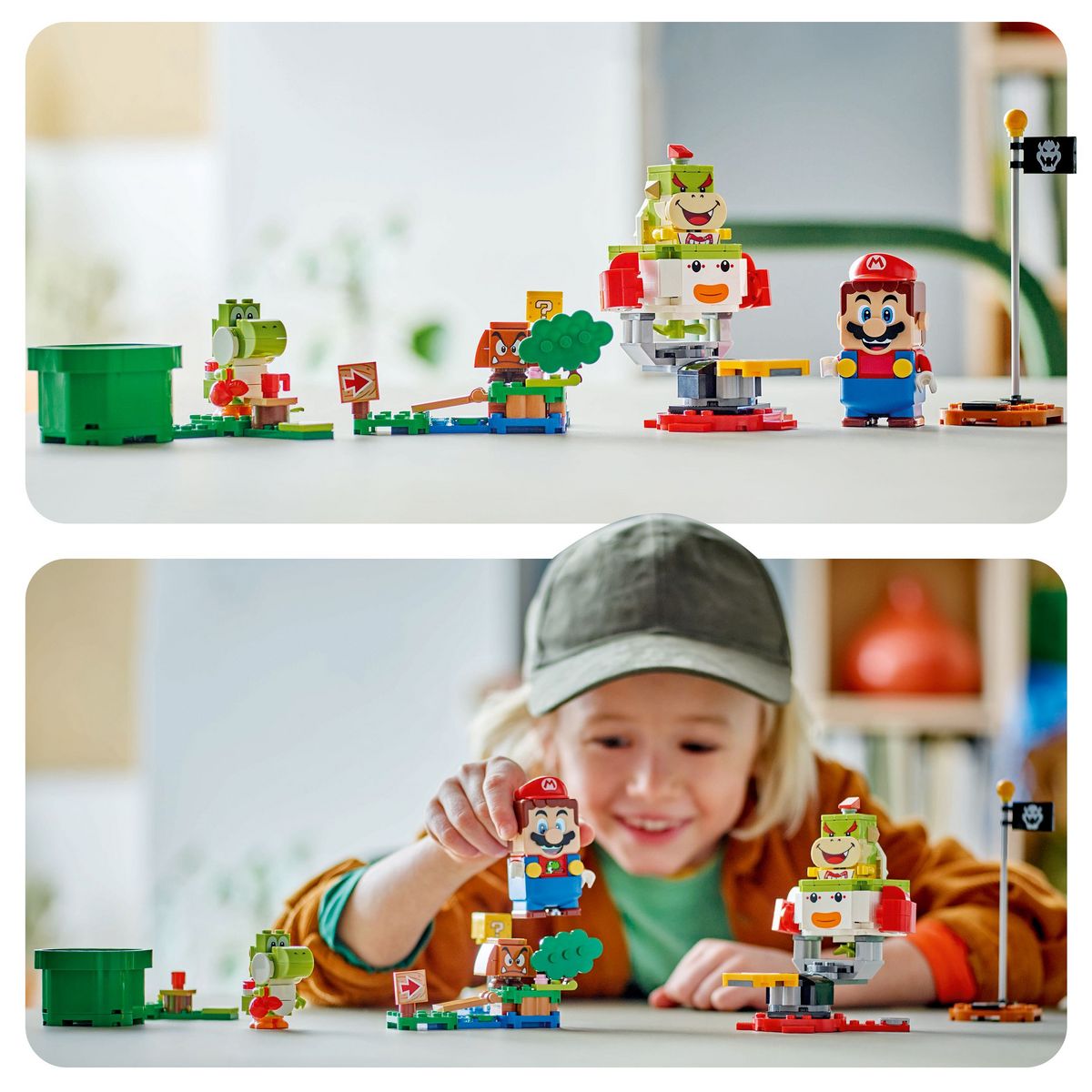 LEGO Super Mario 71439 - Les Aventures de LEGO Mario Interactif - Junior-mobile de Bowser Jr. et Yoshi - Cadeau Nintendo pour un Anniversaire