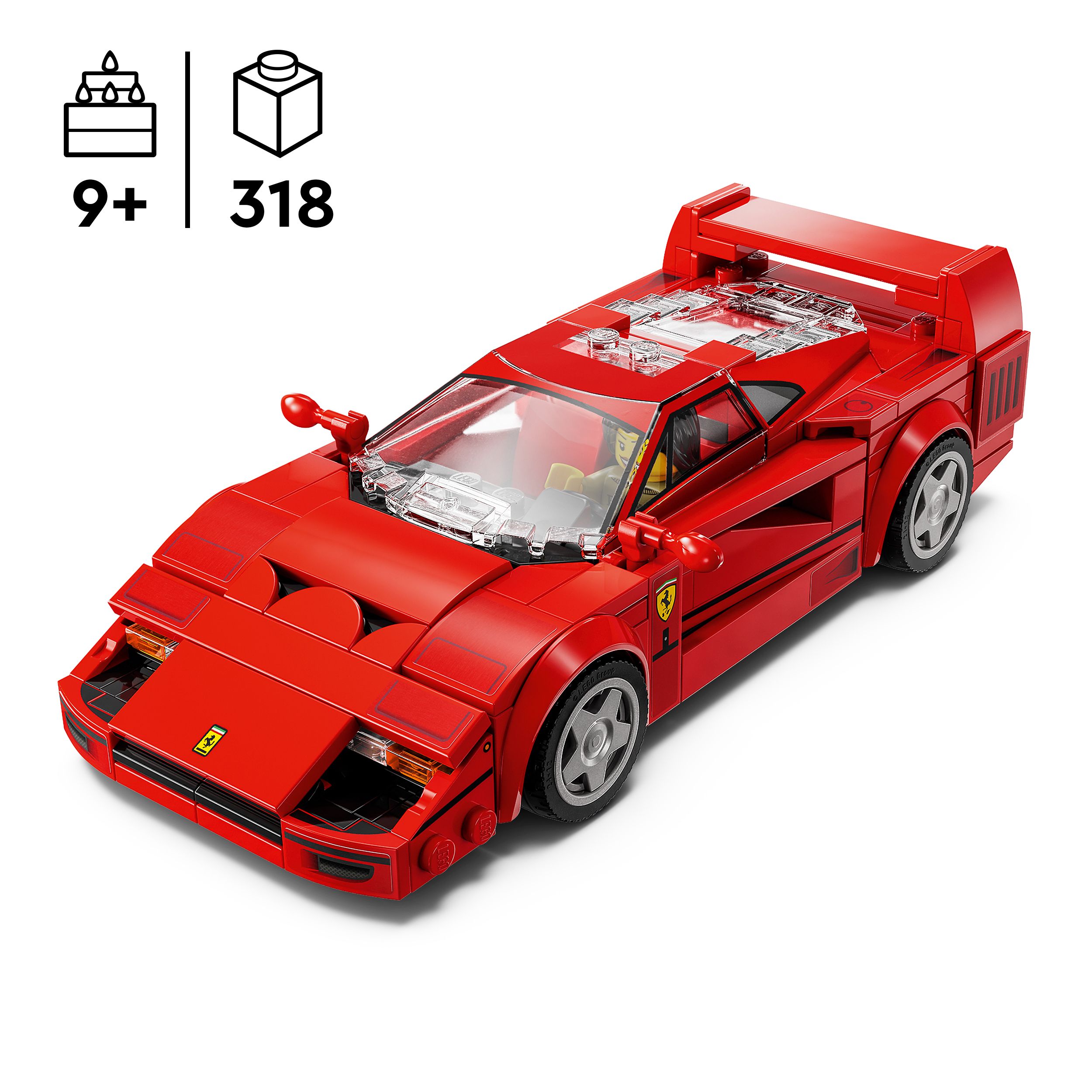 Voir la diapositive 3 : LEGO LEGO® Speed Champions 76934 Supercar Ferrari F40 - Véhicule Jouet pour Garçons et Filles