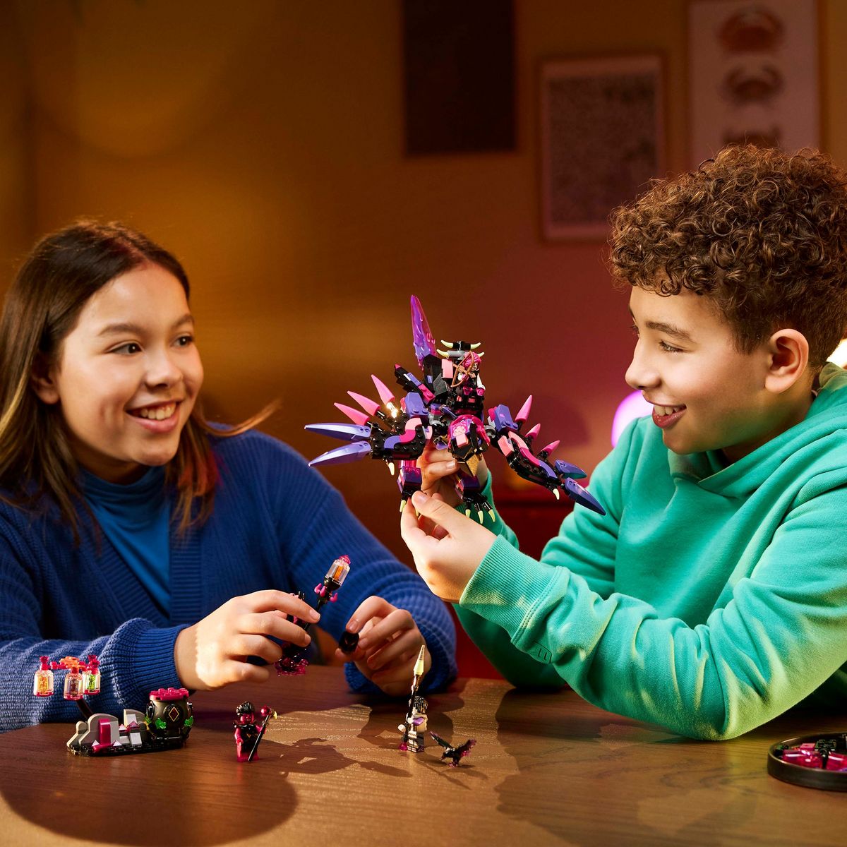 LEGO DREAMZzz 71483 - Les Créatures de la Sorcière des Cauchemars - Jouets Magiques - Construisez un Chaudron, un Loup ou un Corbeau