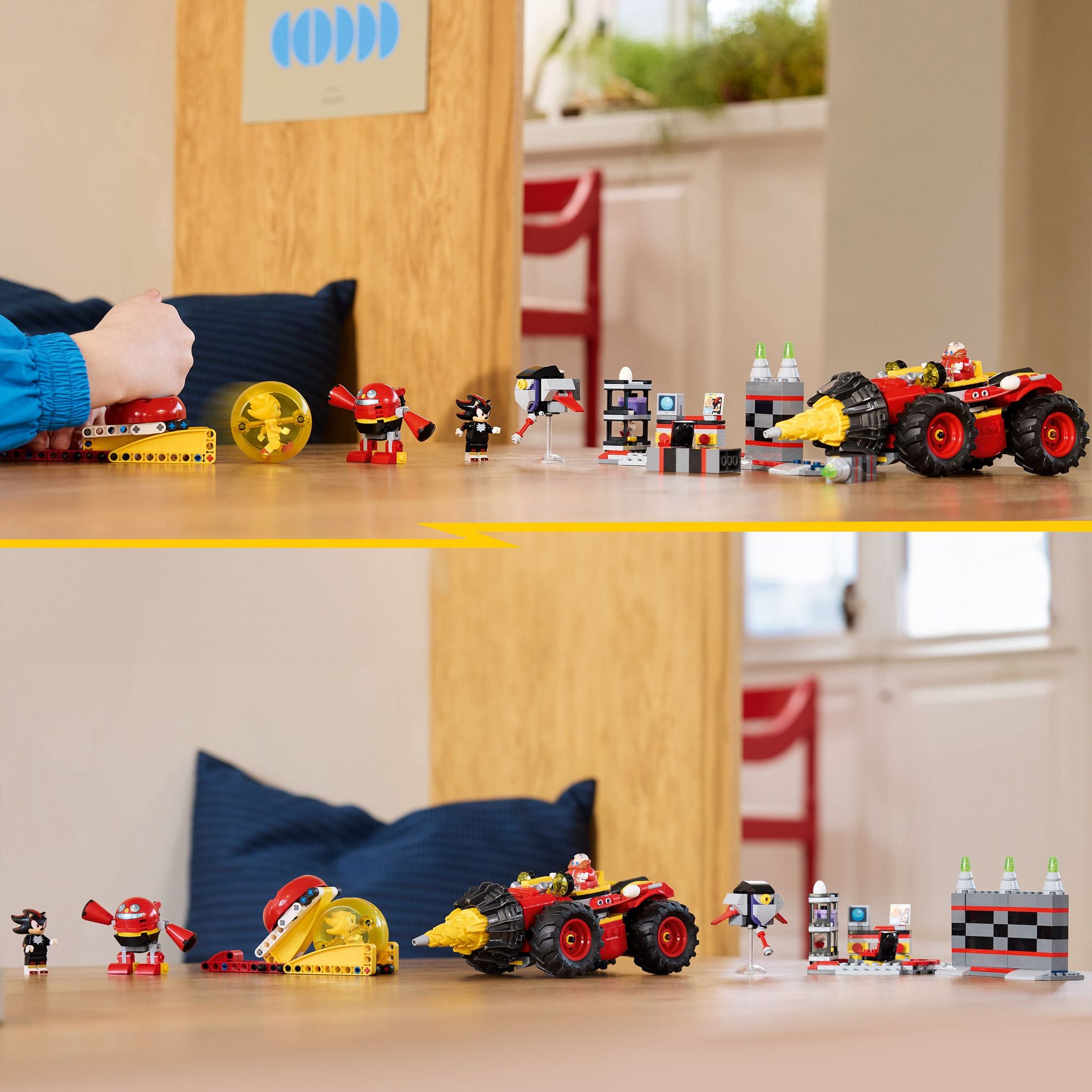 Voir la diapositive 6 : LEGO Sonic 76999 - uper Sonic contre Egg Drillster - Cadeau pour Enfants Inspiré du Jeu Vidéo - Set d'Aventure Avec Shadow et Dr. Eggman