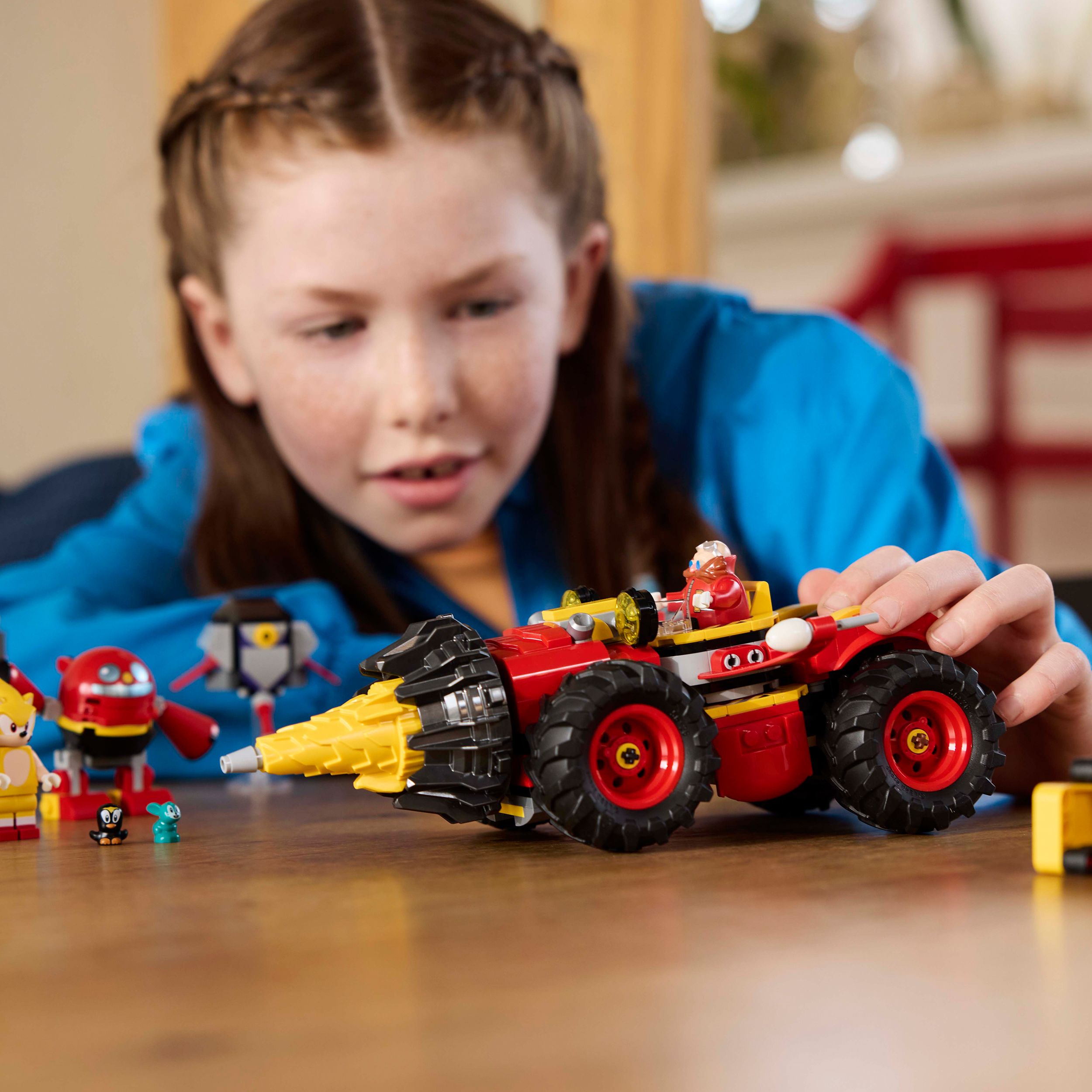 Voir la diapositive 7 : LEGO Sonic 76999 - uper Sonic contre Egg Drillster - Cadeau pour Enfants Inspiré du Jeu Vidéo - Set d'Aventure Avec Shadow et Dr. Eggman