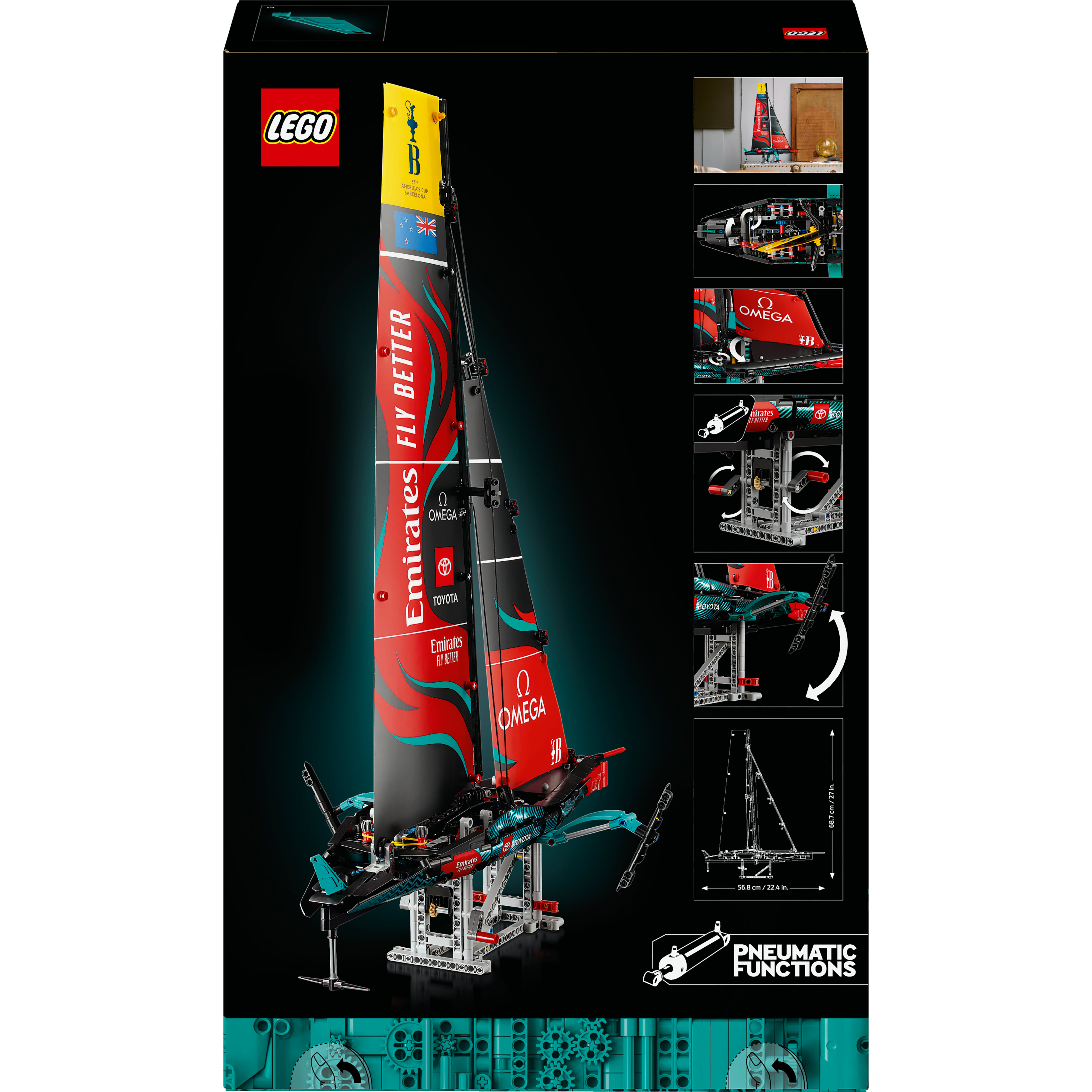 Voir la diapositive 8 : LEGO Technic 42174 - Voilier Coupe America