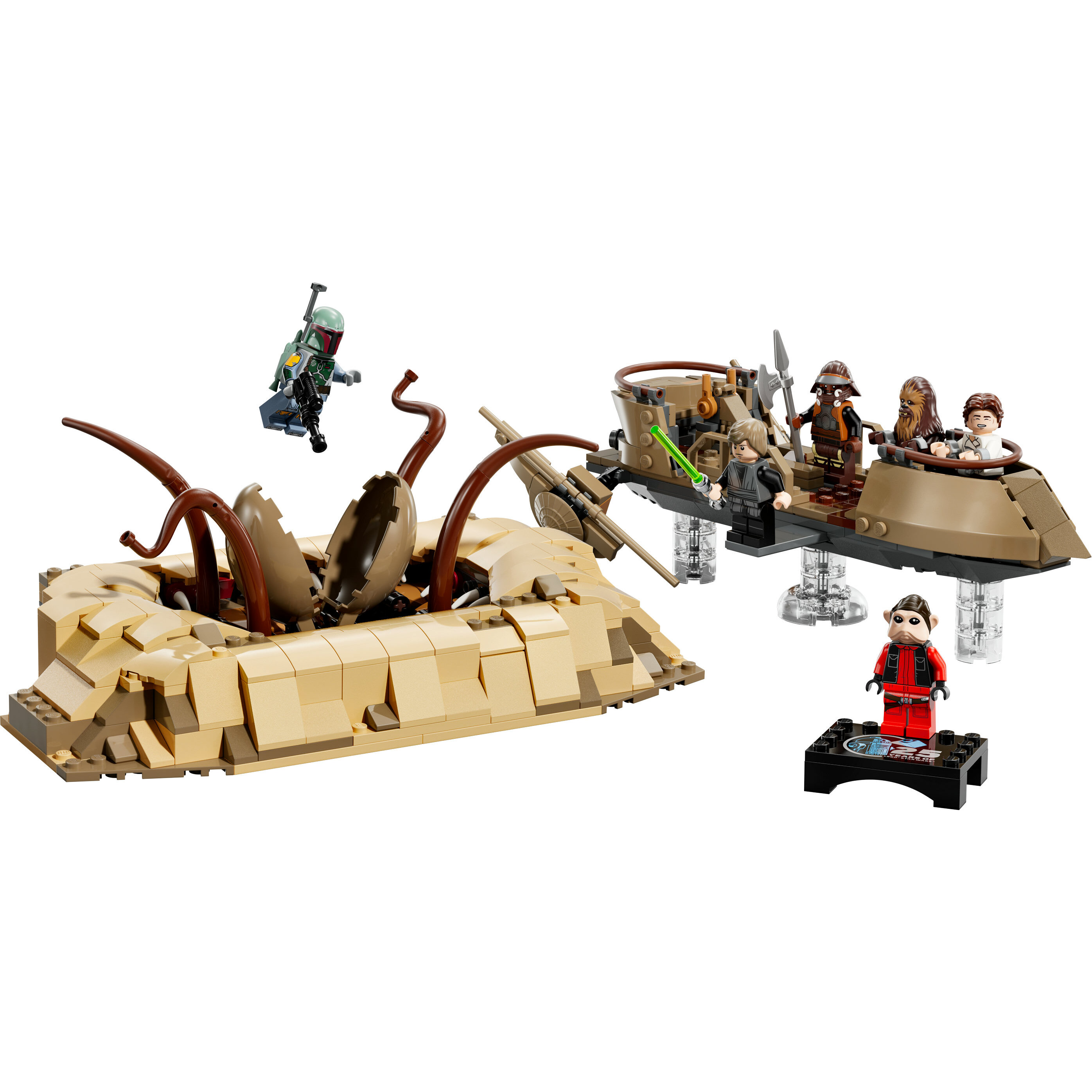 Voir la diapositive 2 : LEGO Star Wars 75396 - L'esquif du désert et la fosse du Sarlacc