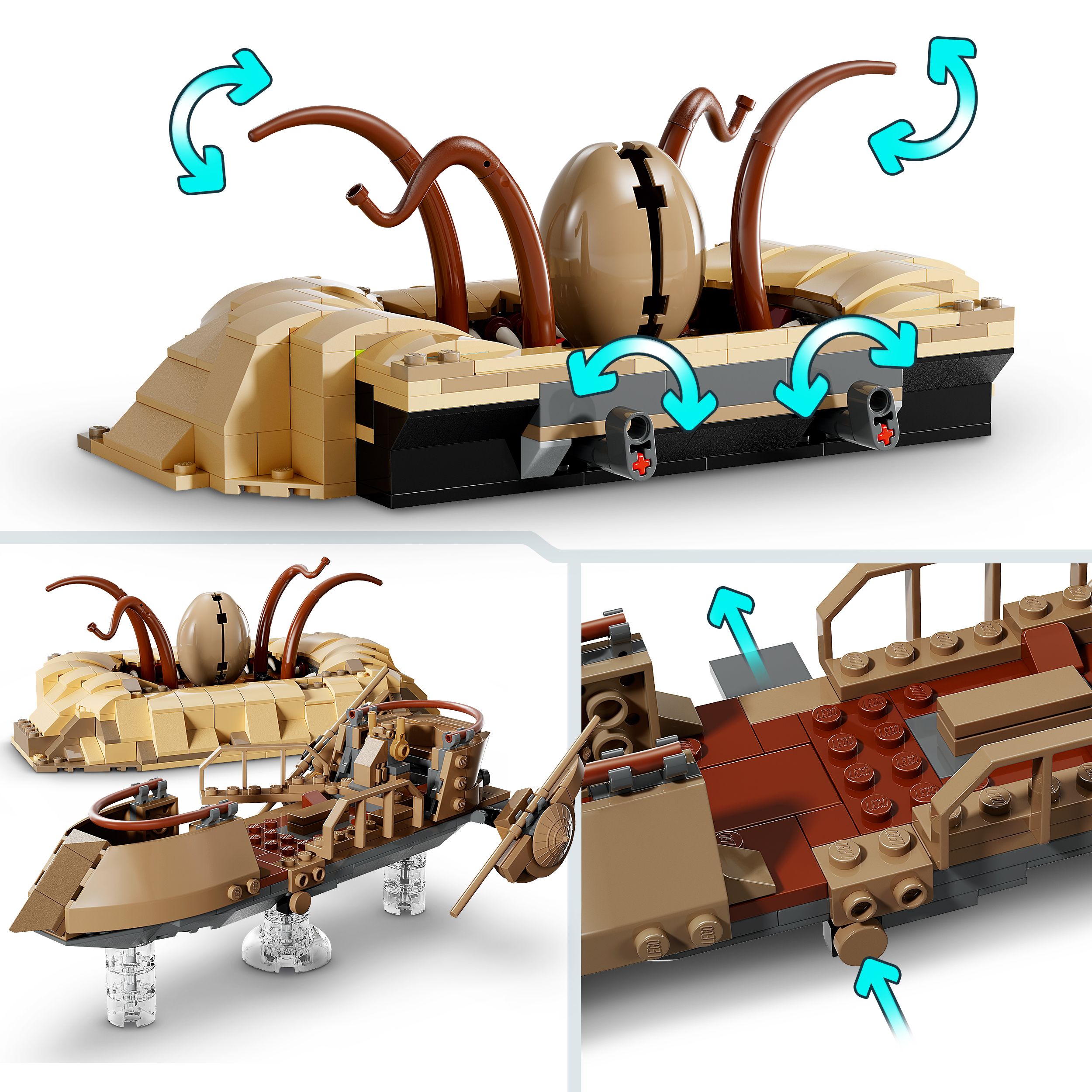 Voir la diapositive 5 : LEGO Star Wars 75396 - L'esquif du désert et la fosse du Sarlacc