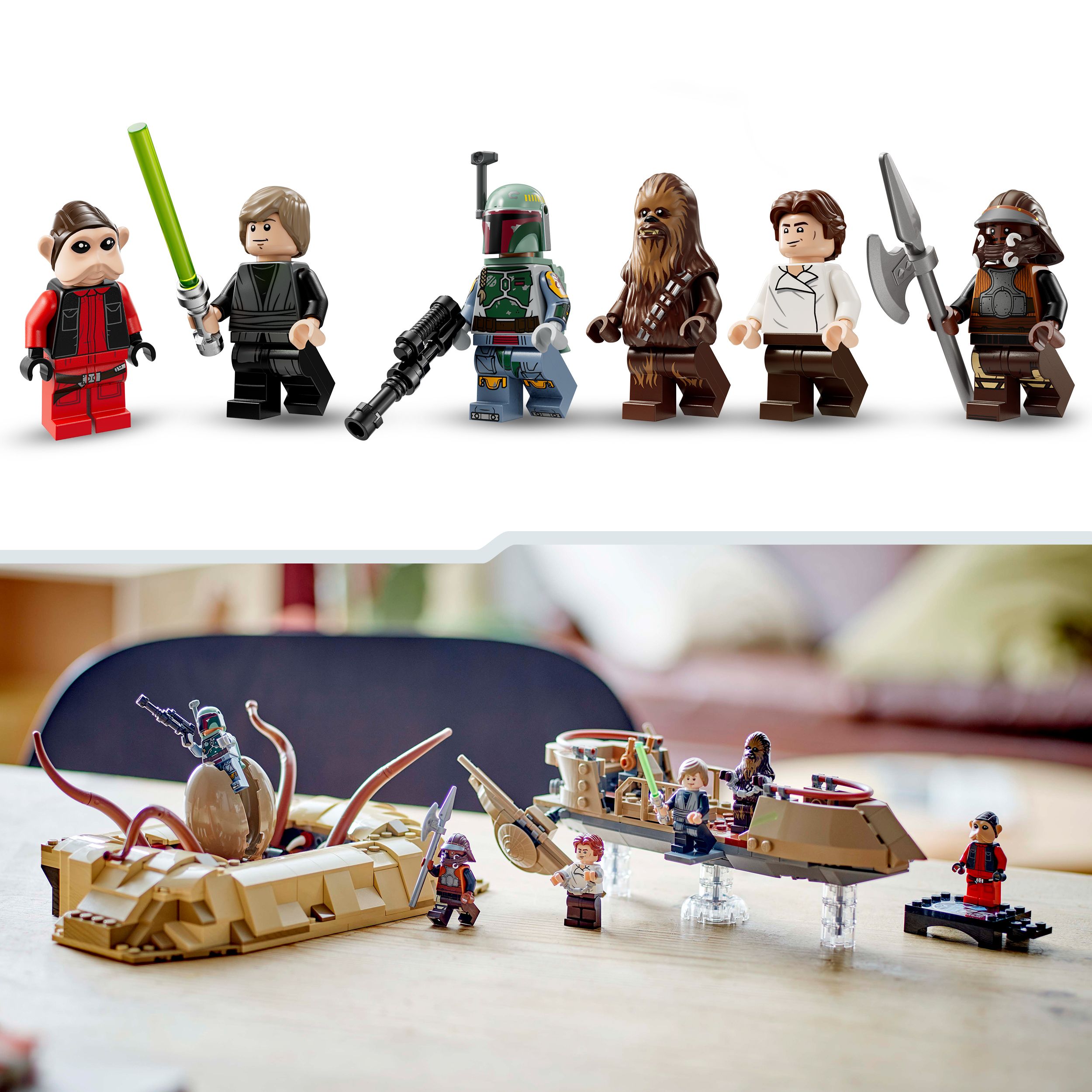 Voir la diapositive 6 : LEGO Star Wars 75396 - L'esquif du désert et la fosse du Sarlacc