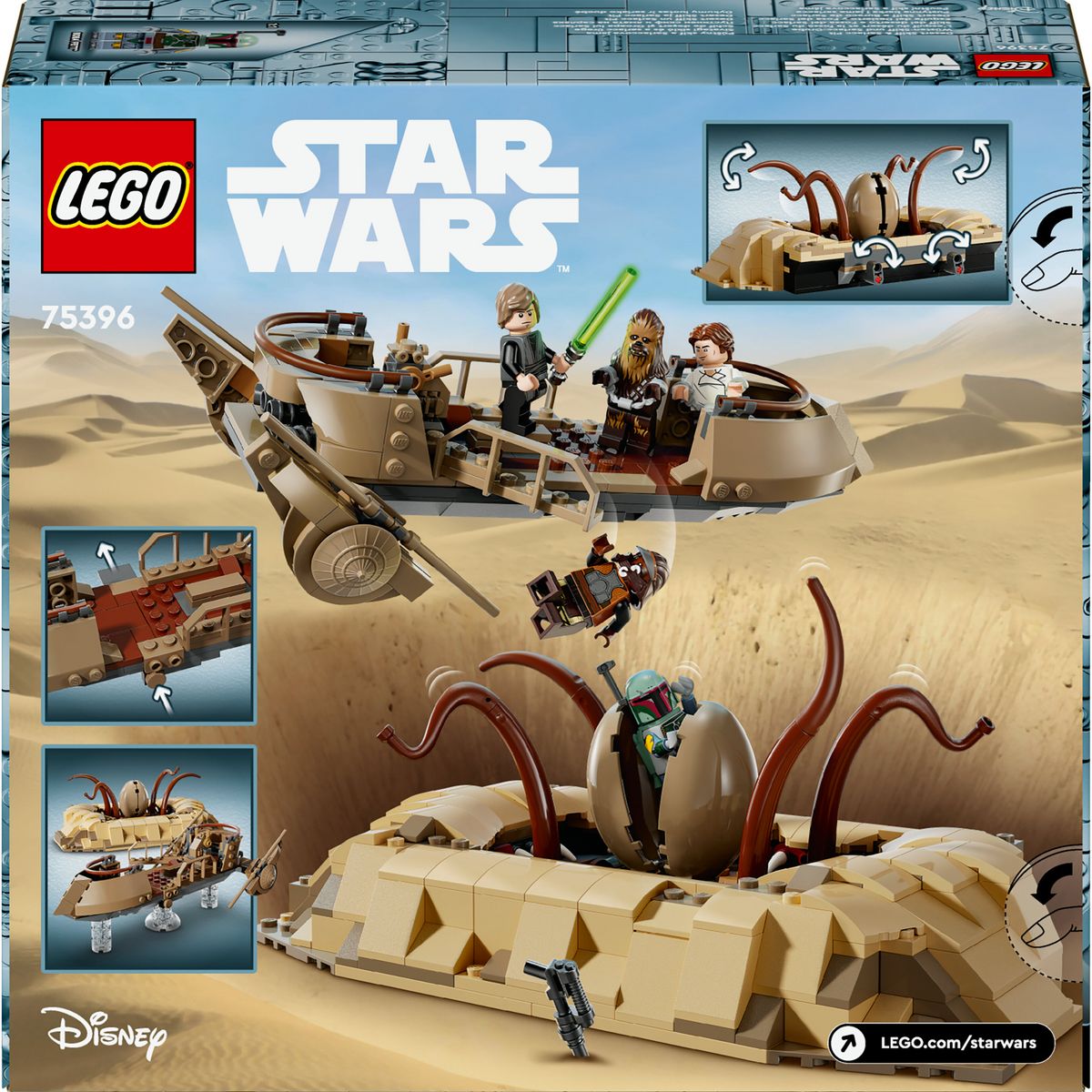 LEGO Star Wars 75396 - L'esquif du désert et la fosse du Sarlacc