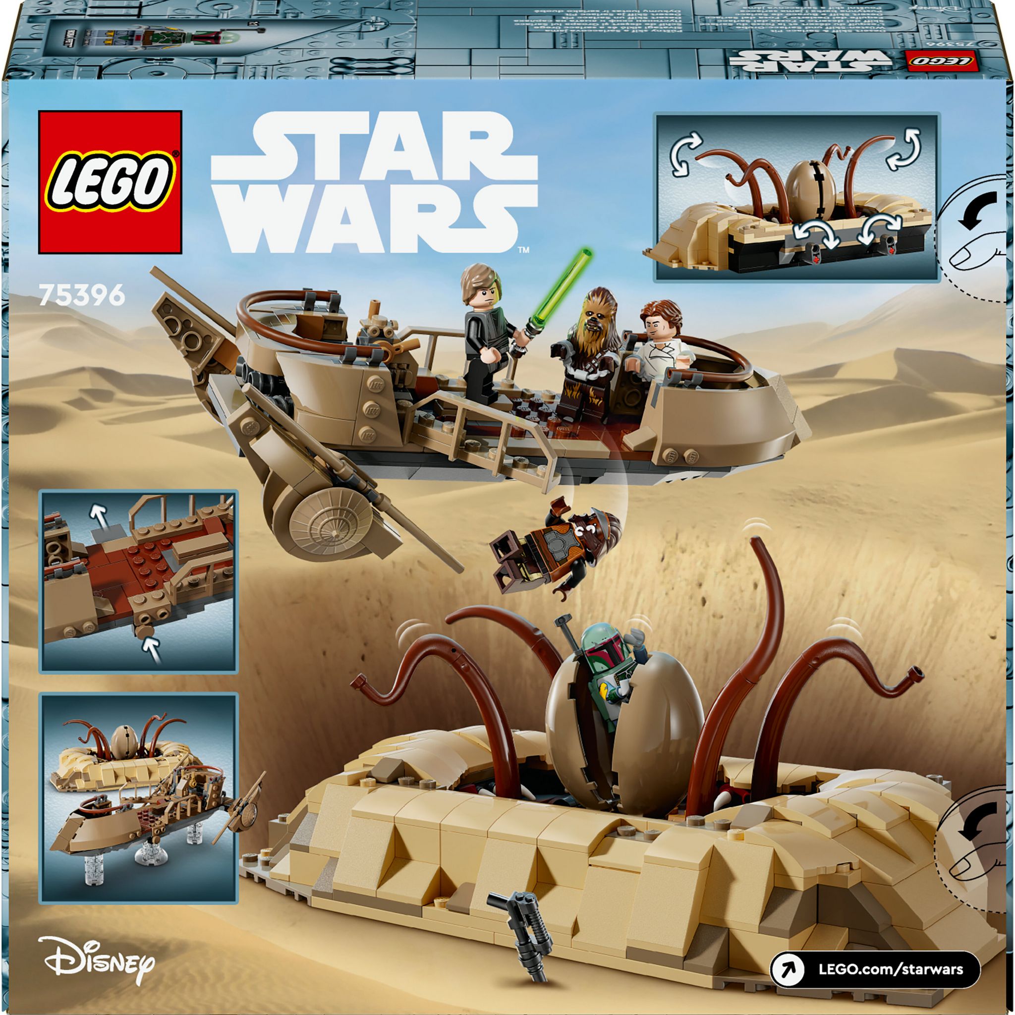 Voir la diapositive 8 : LEGO Star Wars 75396 - L'esquif du désert et la fosse du Sarlacc
