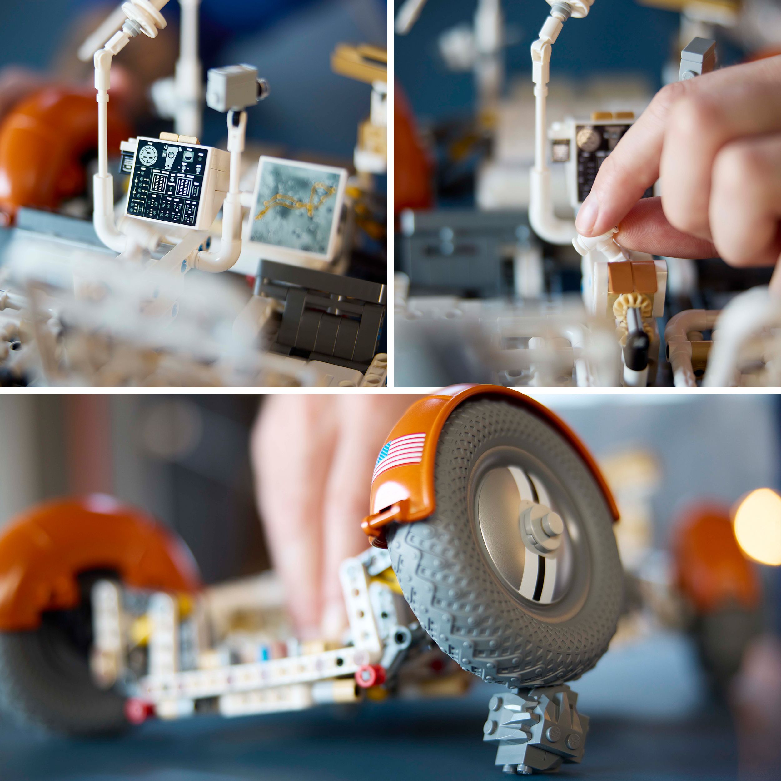 Voir la diapositive 5 : LEGO Technic 42182 - Véhicule d'exploration Lunaire NASA Apollo Lunar LRV
