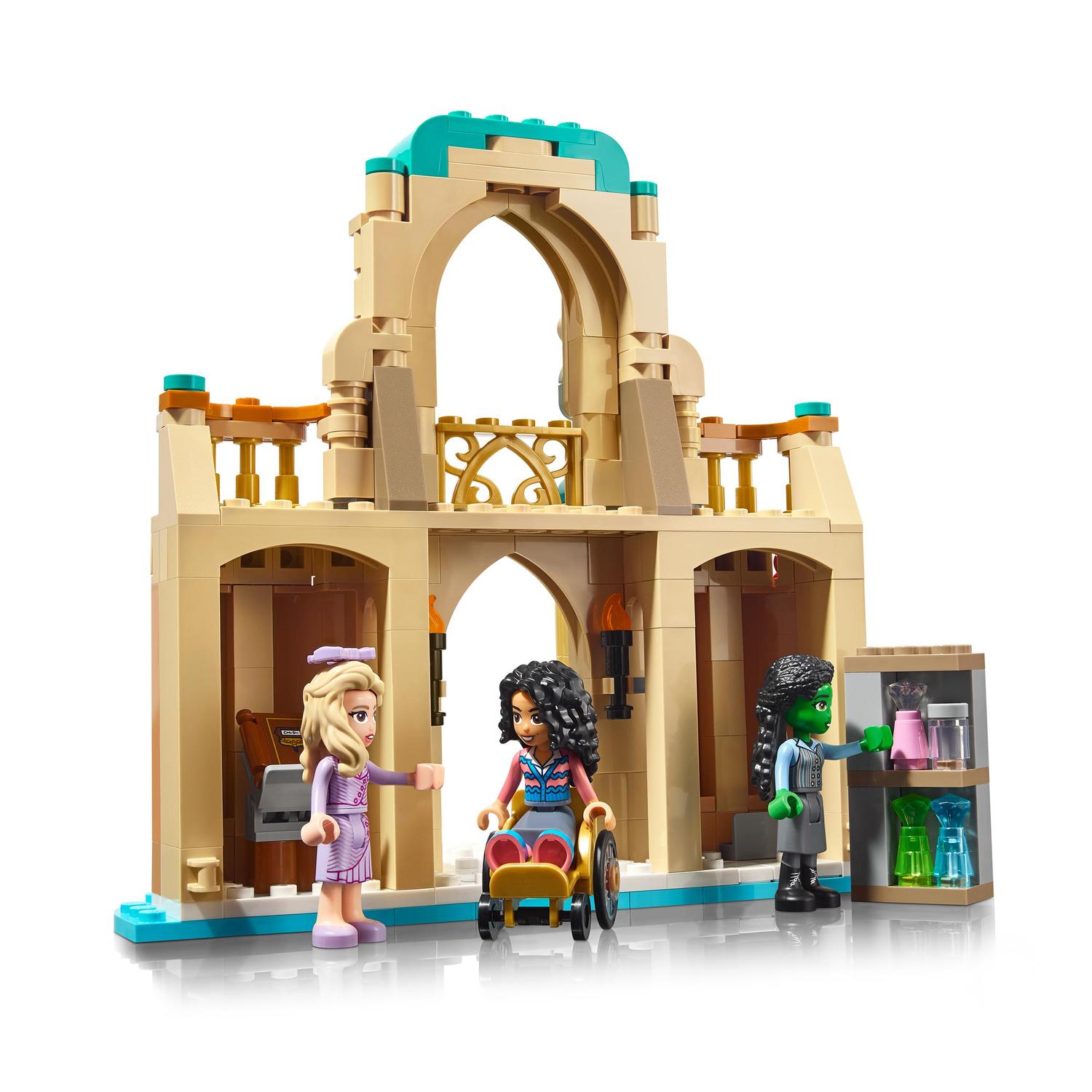 Voir la diapositive 4 : LEGO Wicked 75681 - Glinda, Elpaba et Nessarose à Shiz Uni