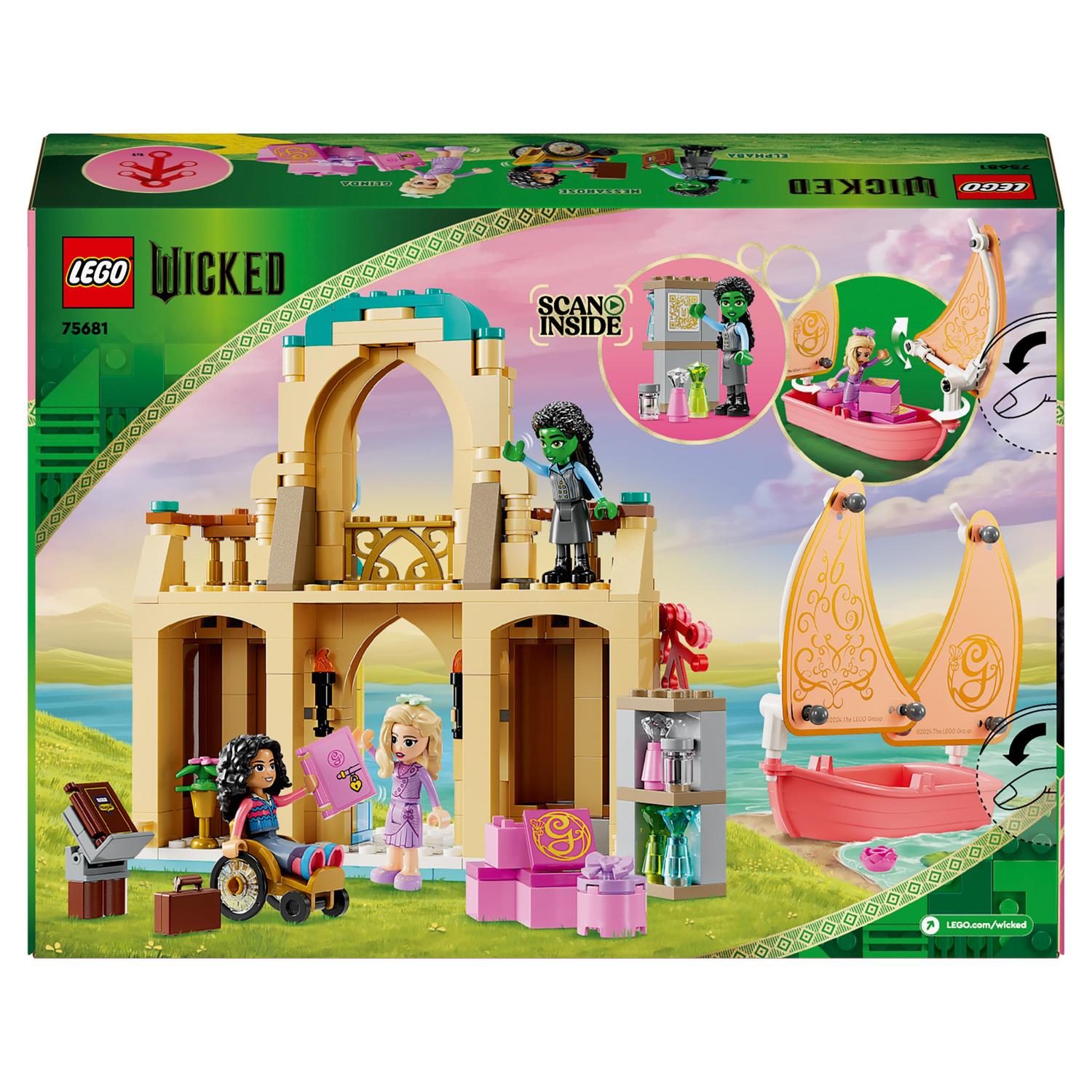 Voir la diapositive 8 : LEGO Wicked 75681 - Glinda, Elpaba et Nessarose à Shiz Uni