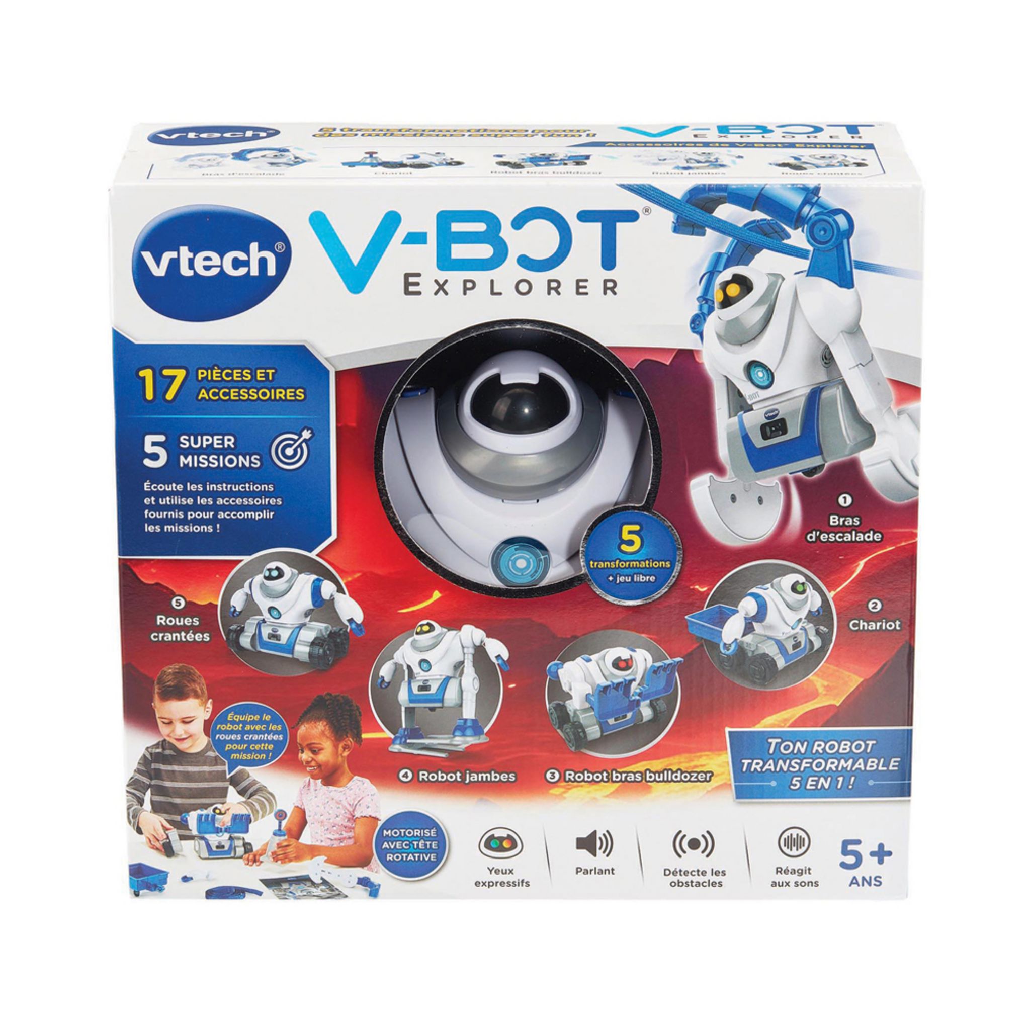 Voir la diapositive 12 : VTECH Mon Robot 5 en 1 V Bot Explorer