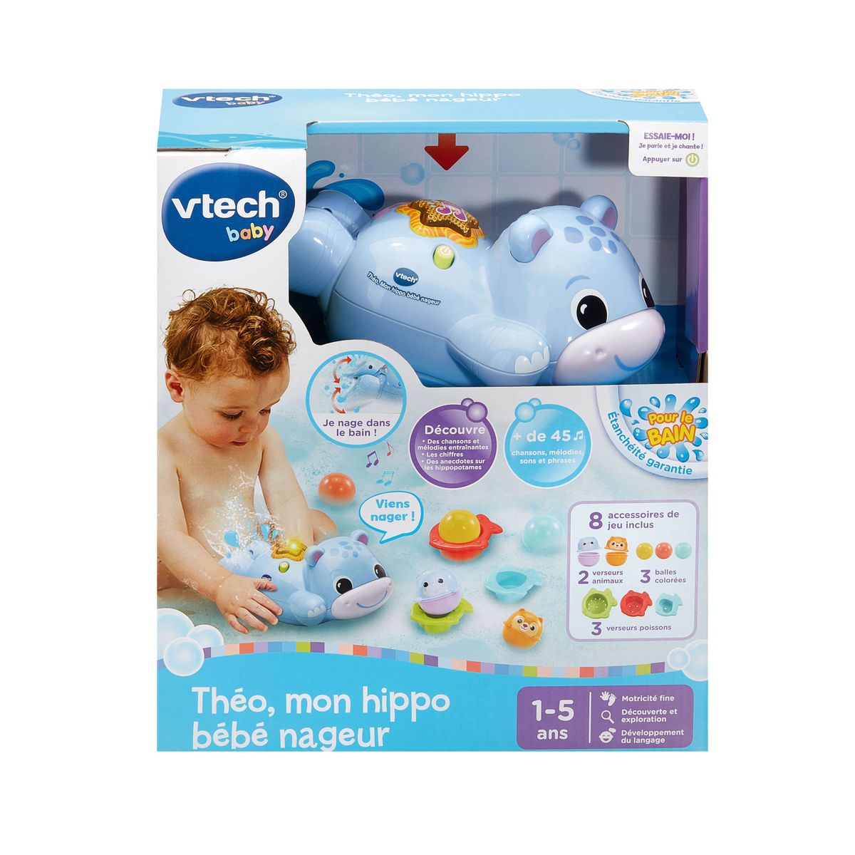 VTECH Theo, Mon Hippo Bébé nageur