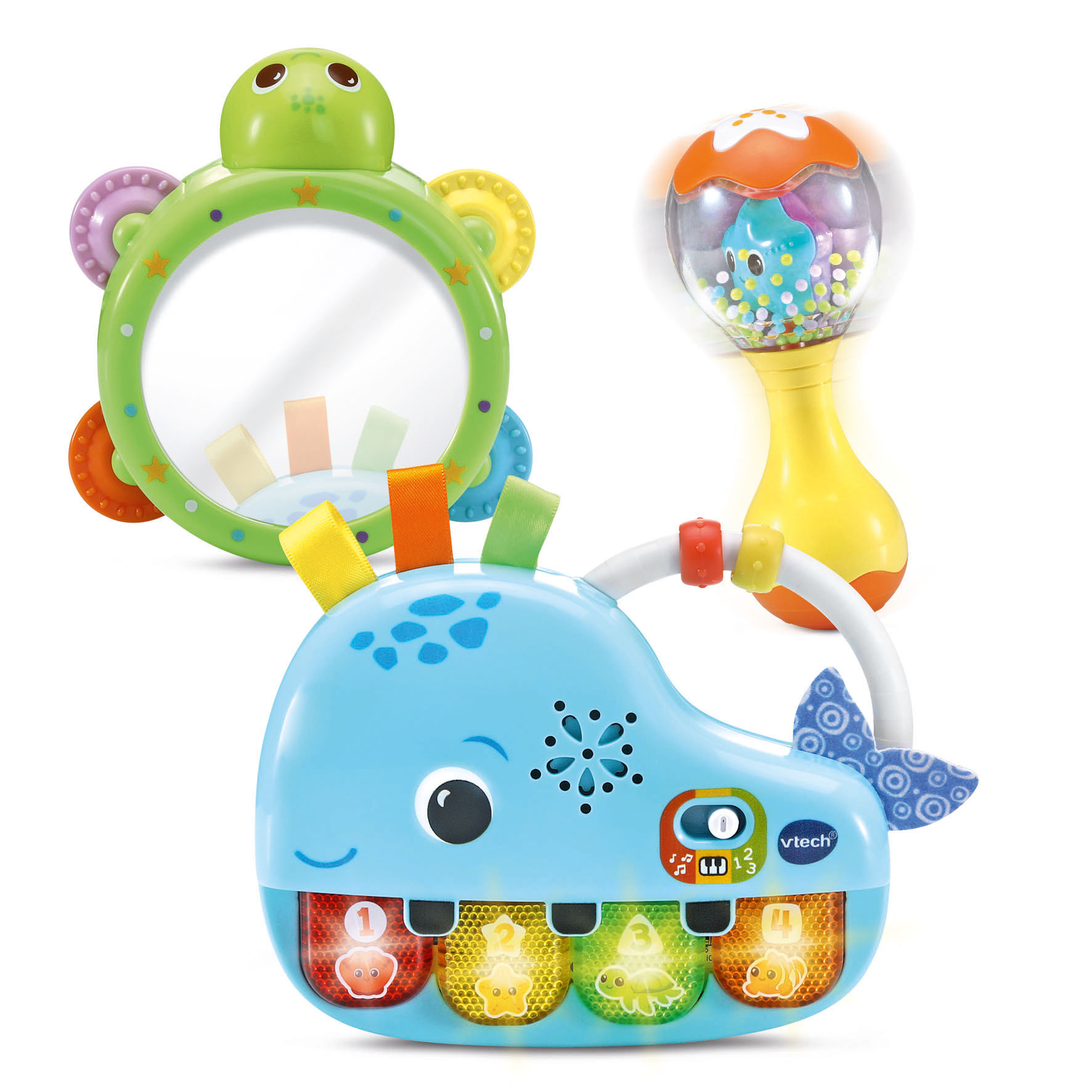 Voir la diapositive 3 : VTECH Coffret P'tit Musicien Mes premiers Instruments