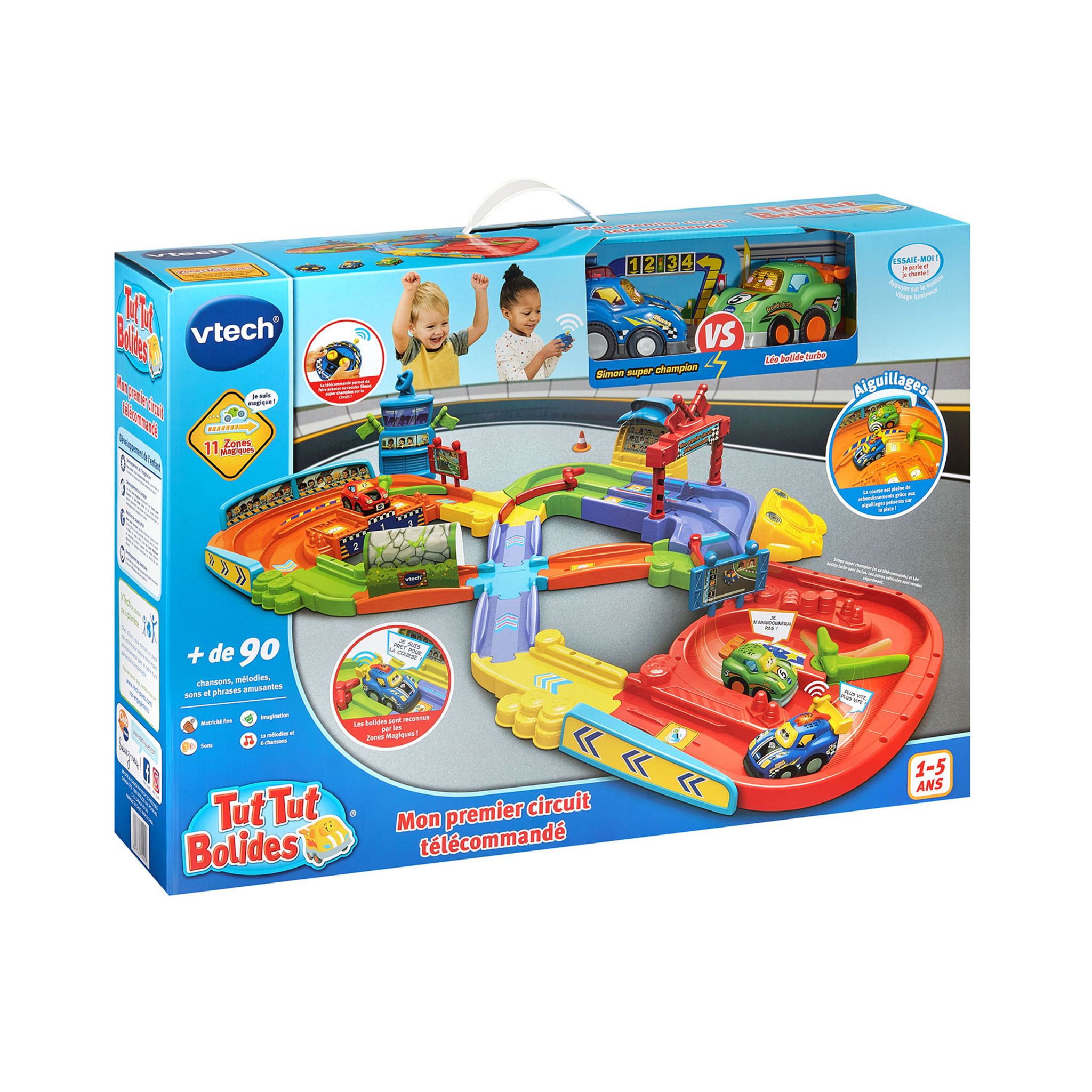 Voir la diapositive 5 : VTECH Mon Premier Circuit Télécommandé Tut Tut Bolide