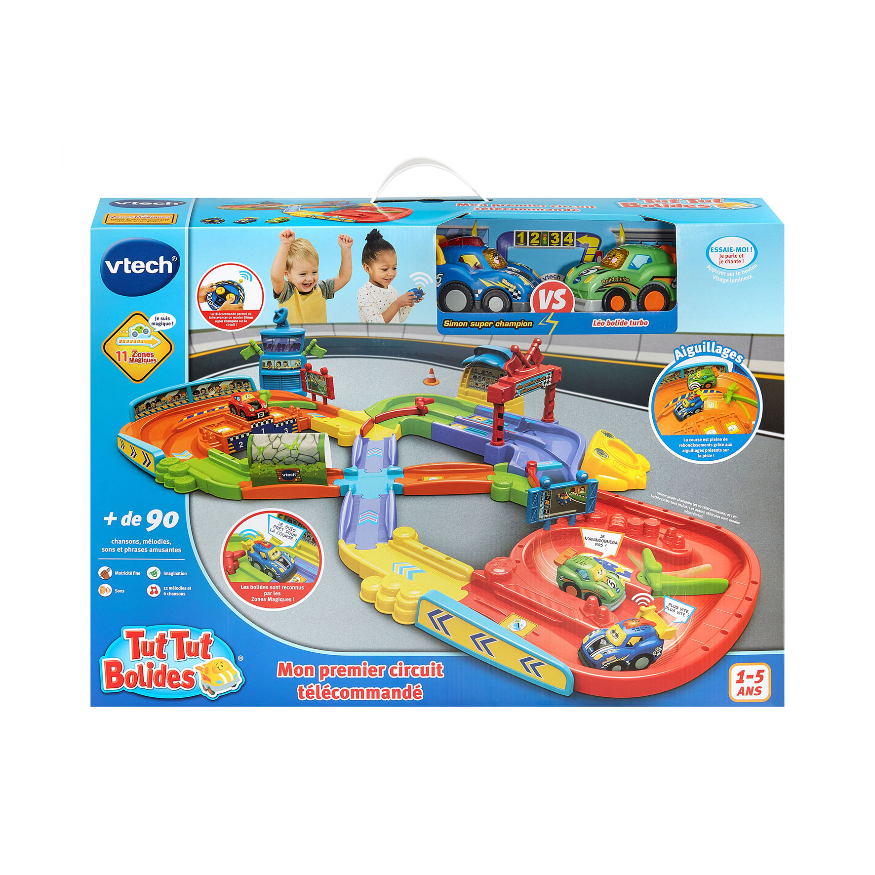 Voir la diapositive 6 : VTECH Mon Premier Circuit Télécommandé Tut Tut Bolide