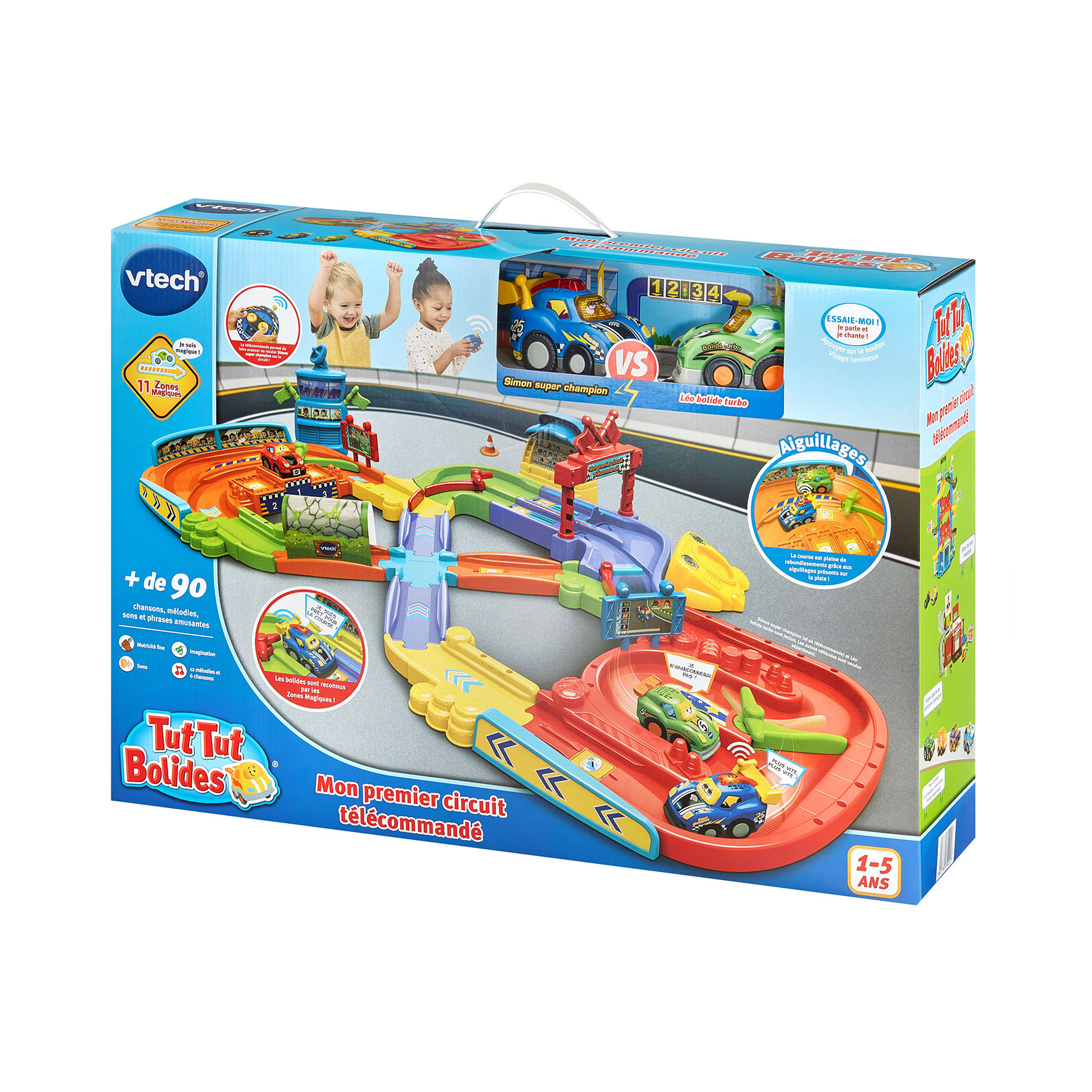 Voir la diapositive 7 : VTECH Mon Premier Circuit Télécommandé Tut Tut Bolide