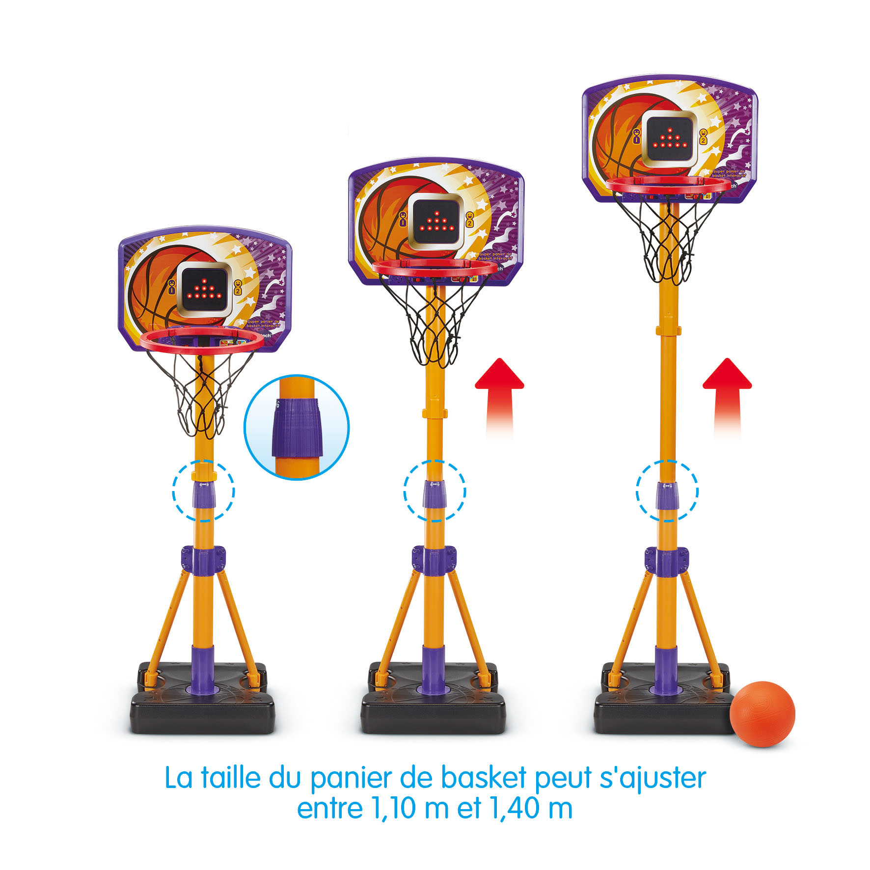Voir la diapositive 3 : VTECH Super Panier de Basket Interactif