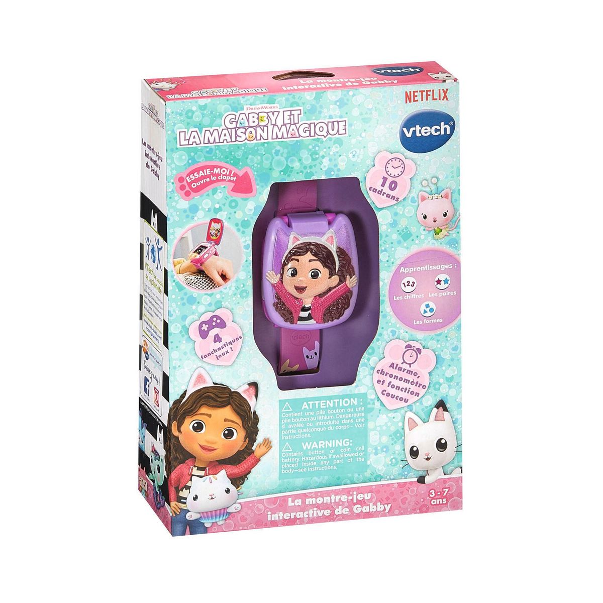 VTECH Montre Jeu Interactive Gabby et la Maison Magique