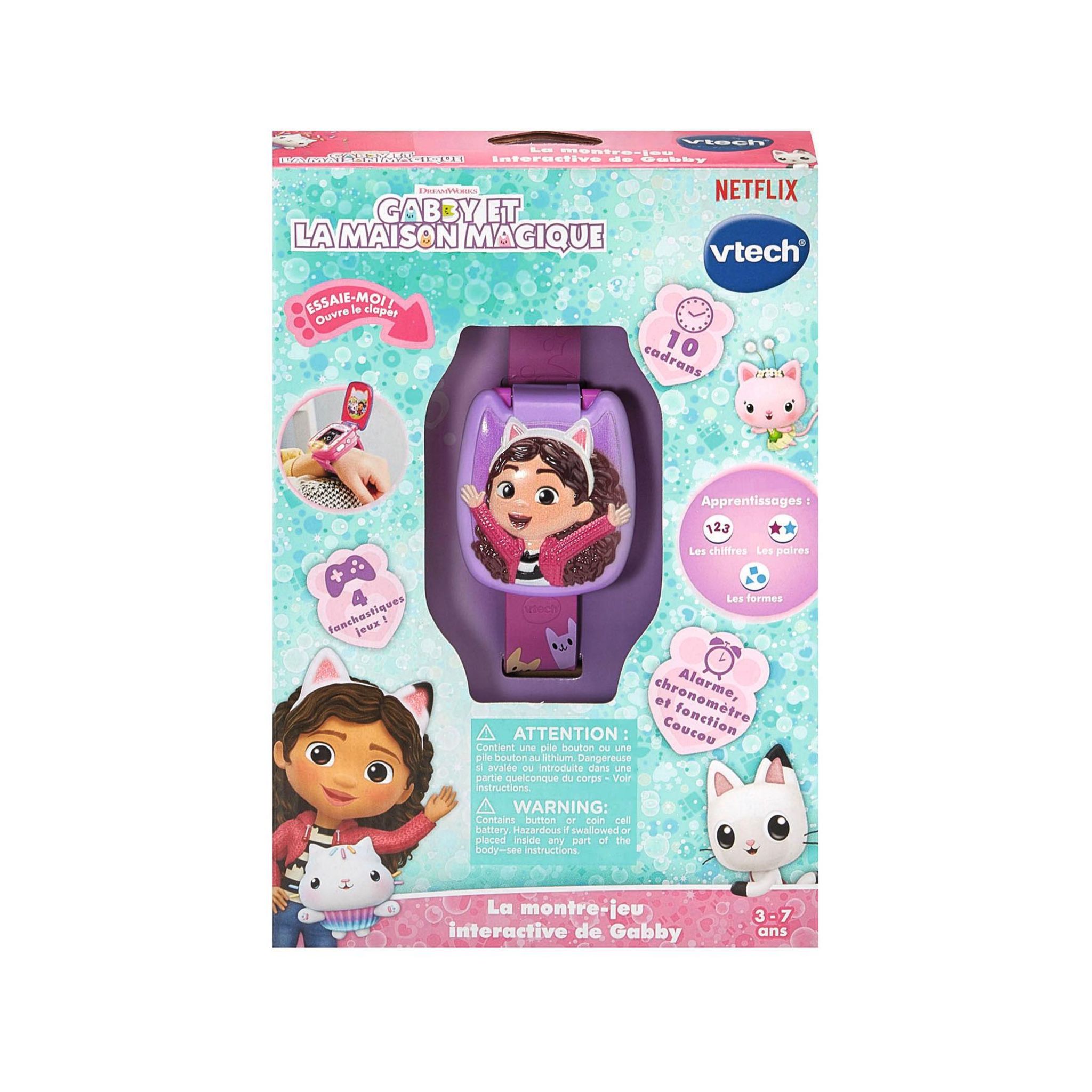 Voir la diapositive 6 : VTECH Montre Jeu Interactive Gabby et la Maison Magique