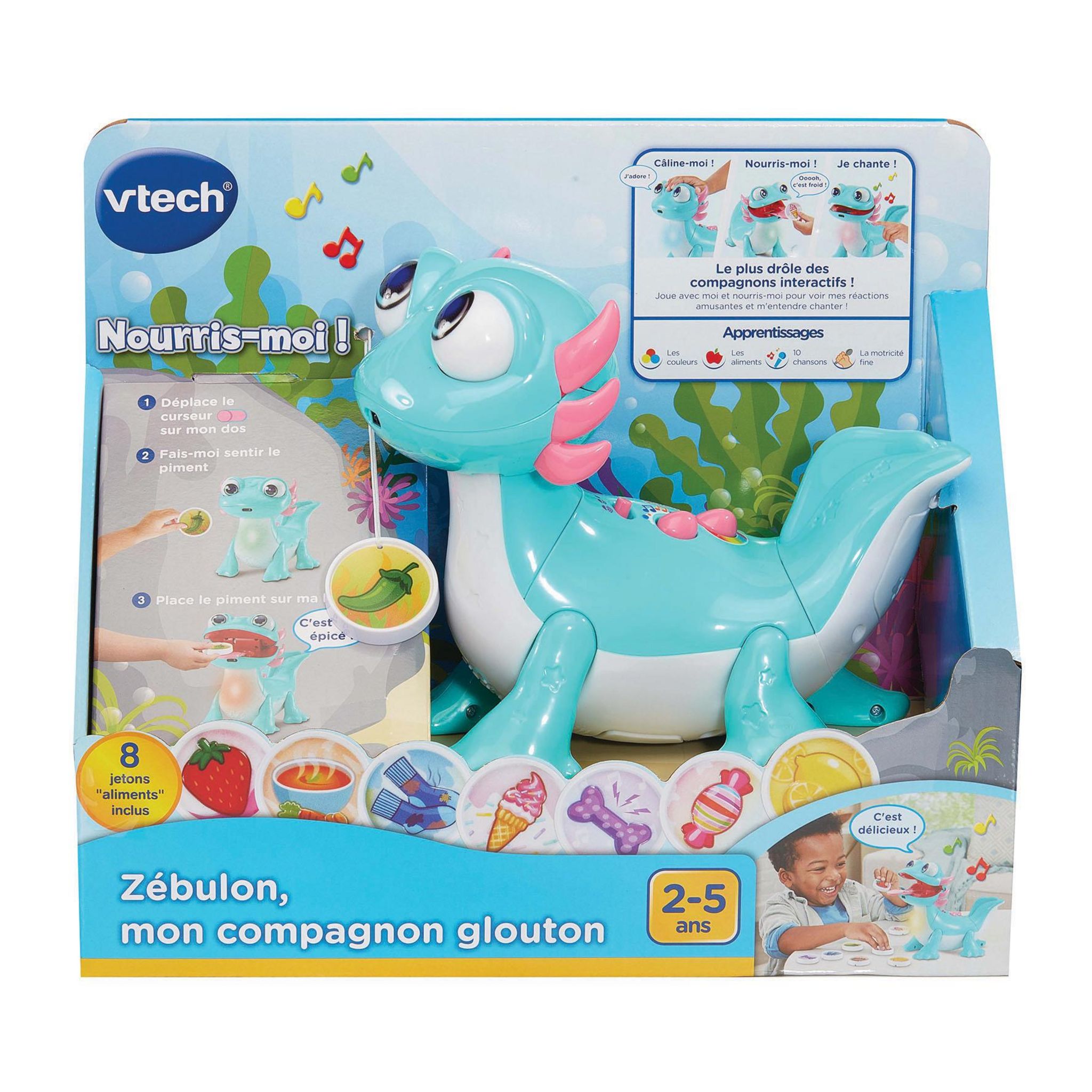Voir la diapositive 7 : VTECH Zebulon Mon compagnon Glouton