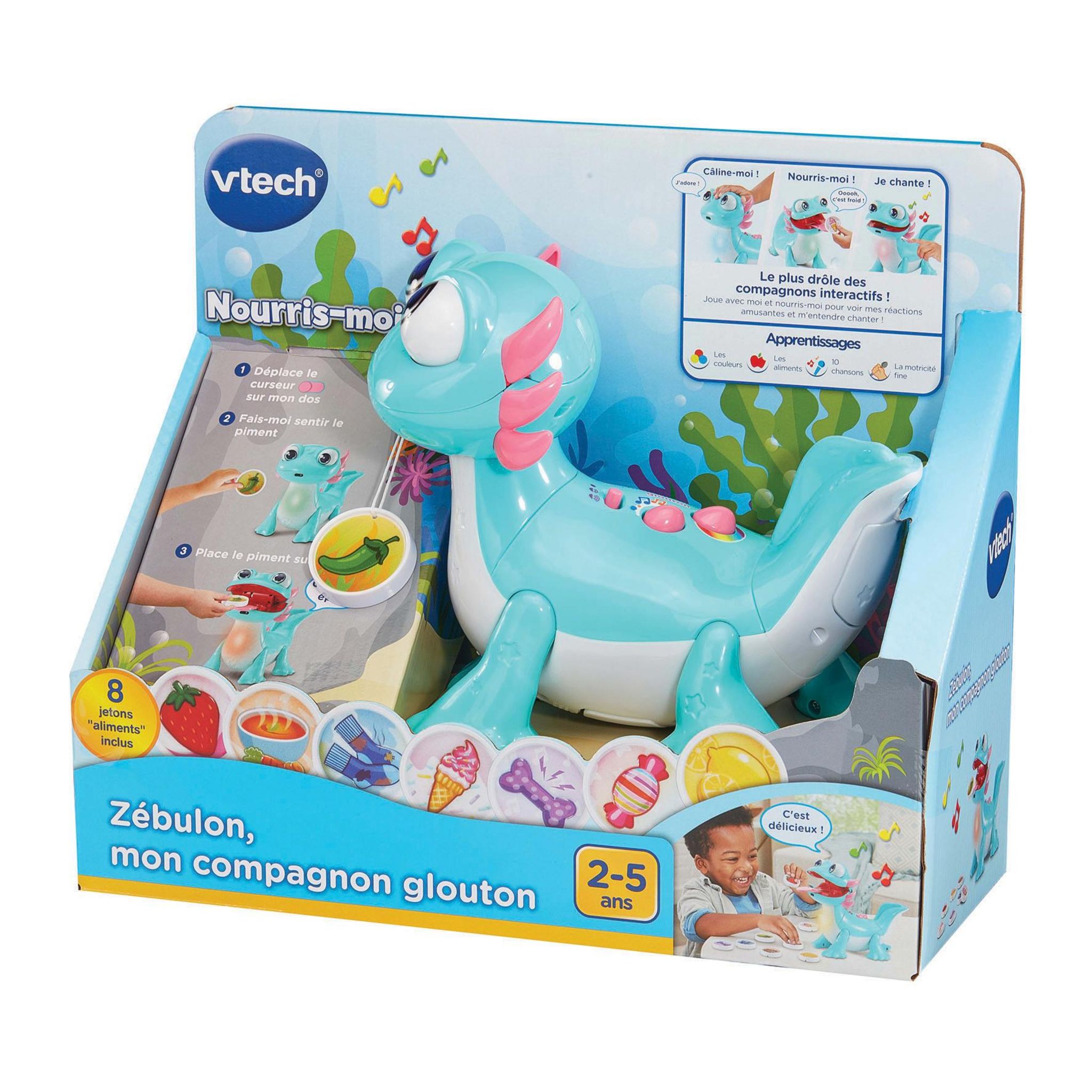 Voir la diapositive 8 : VTECH Zebulon Mon compagnon Glouton
